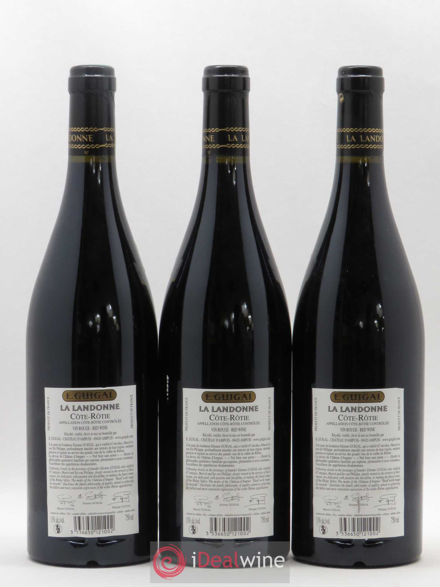 Côte-Rôtie La Landonne Guigal 2006 - Lot de 3 bouteilles - 1