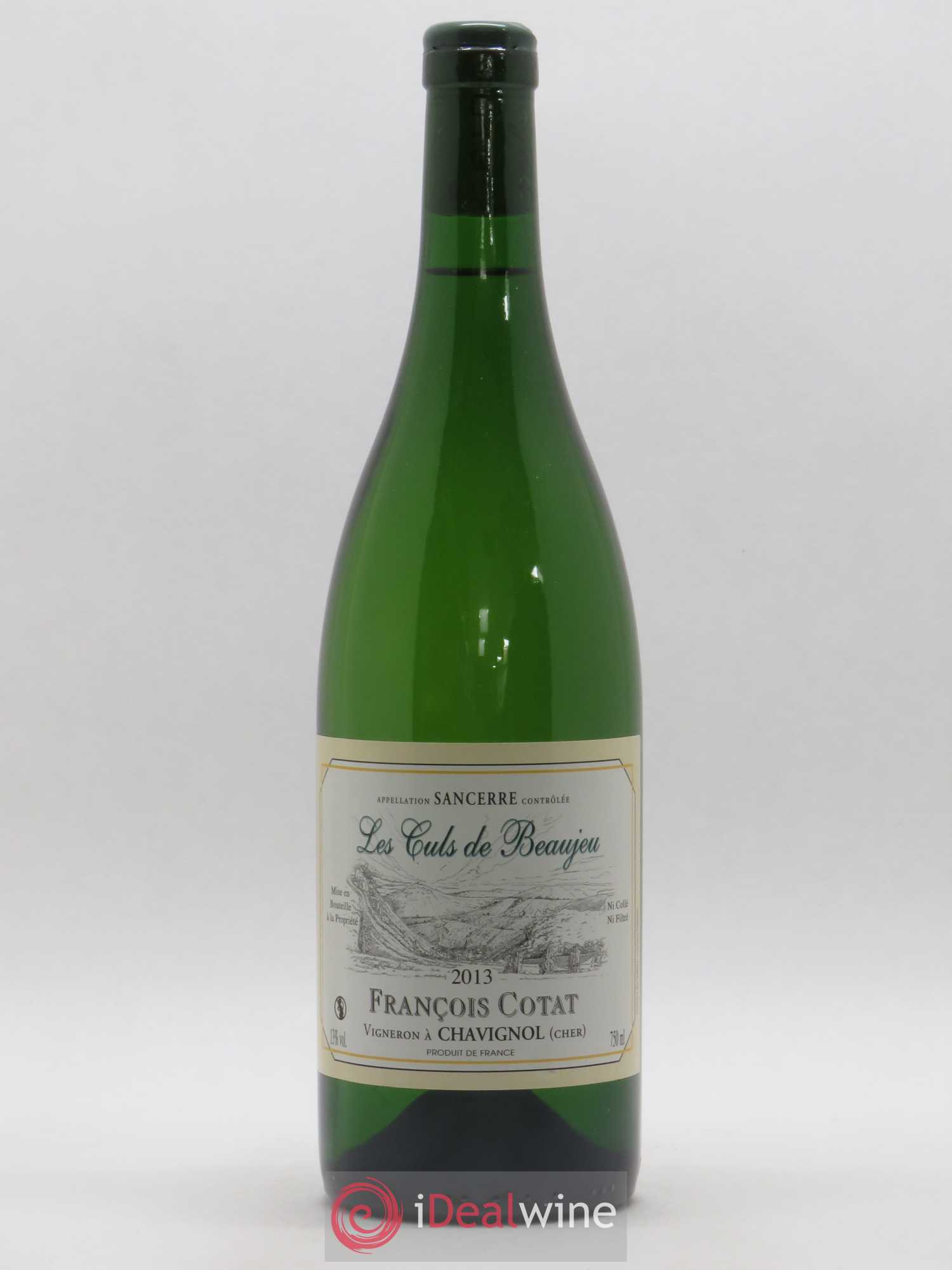 Sancerre Les Culs de Beaujeu François Cotat 2013 - Posten von 1 Flasche - 0