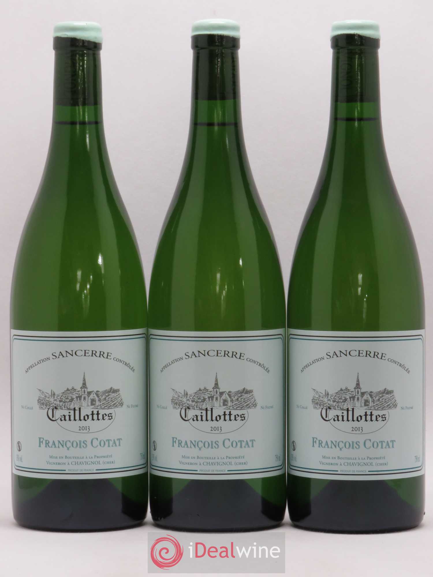Sancerre Les Caillottes François Cotat 2013 - Lot de 3 bouteilles - 0