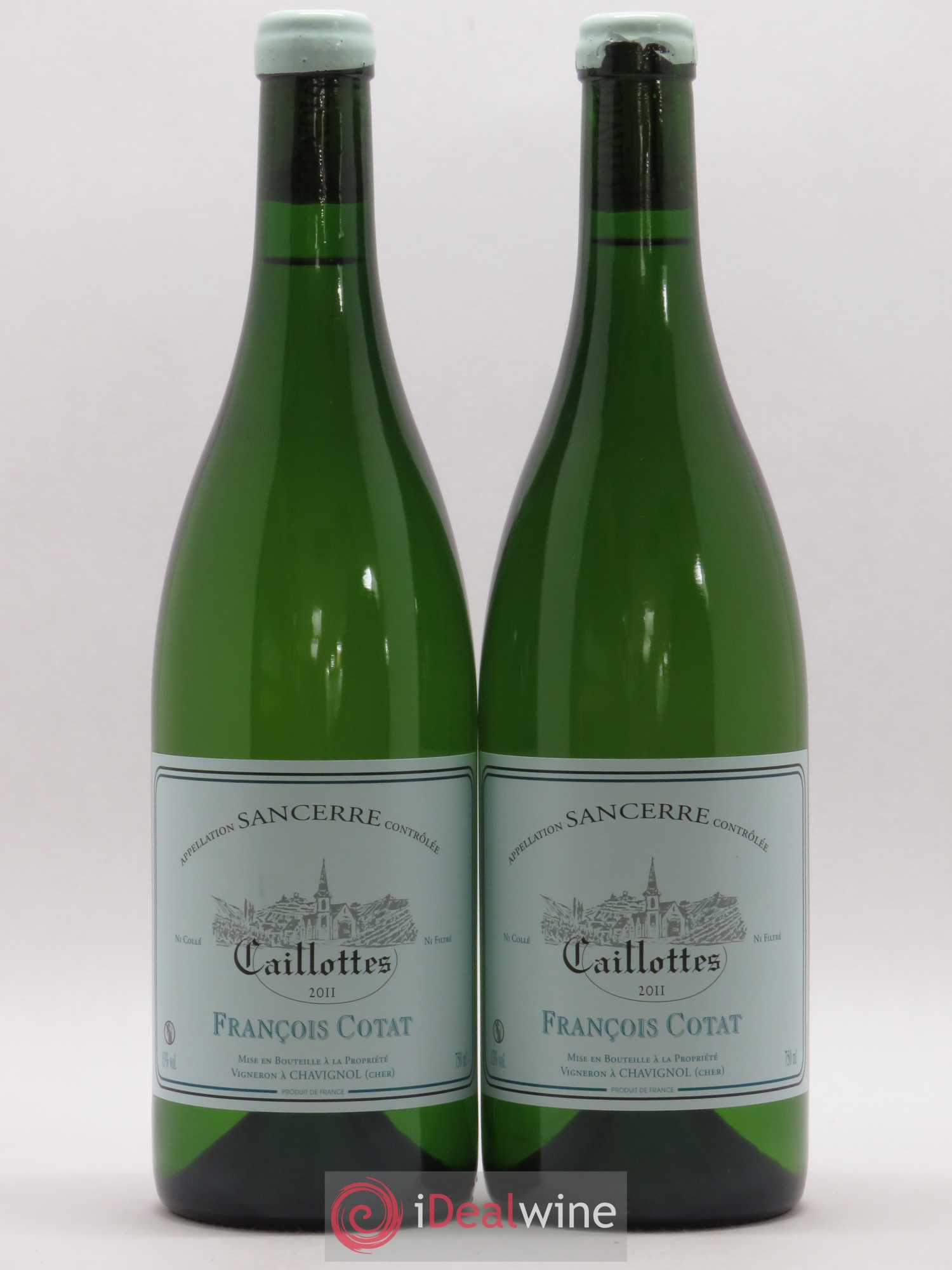 Sancerre Les Caillottes François Cotat (sans prix de réserve) 2011 - Lot de 2 bouteilles - 0