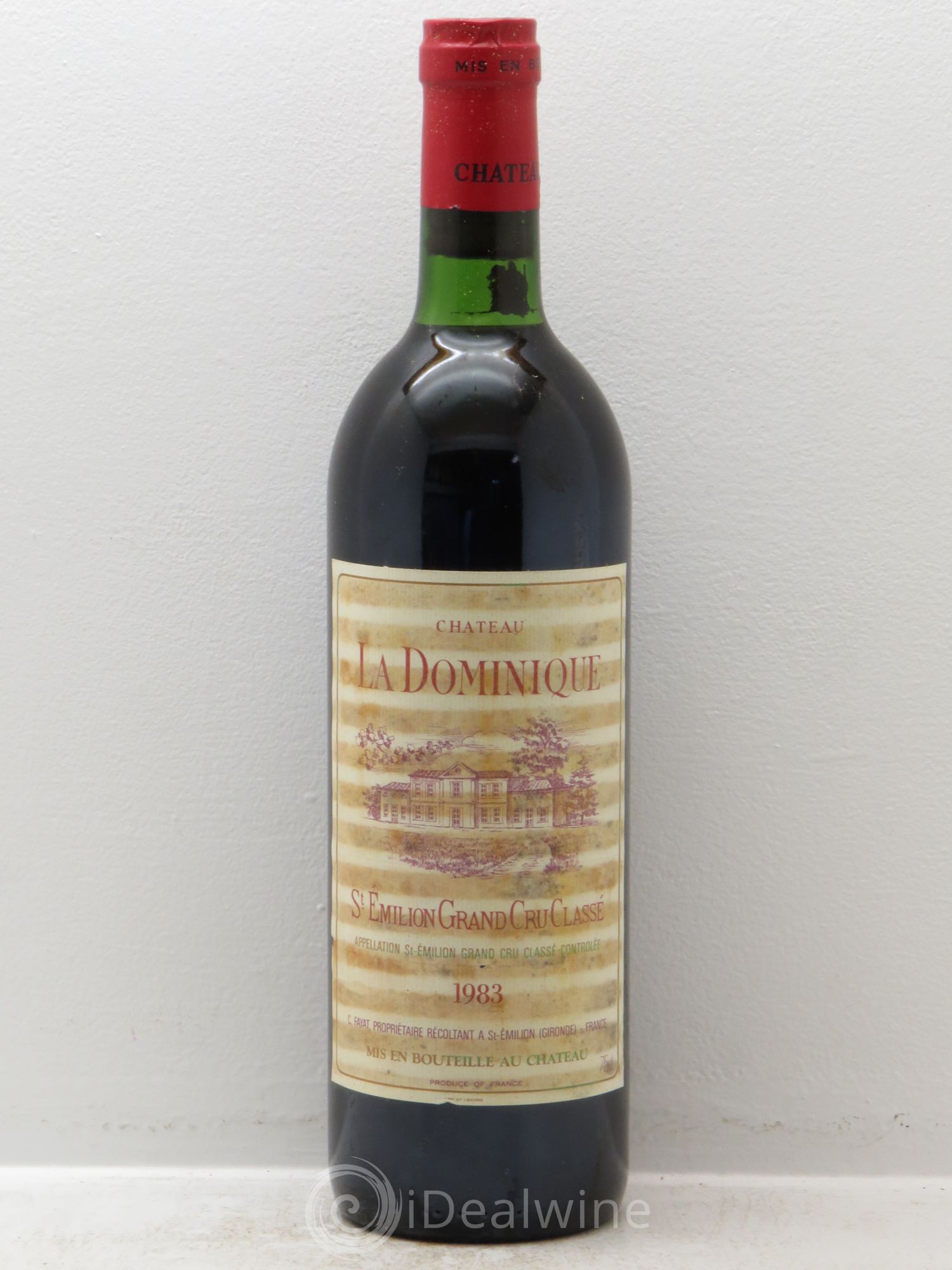Château la Dominique Grand Cru Classé 1983 - Lot de 12 bouteilles - 0