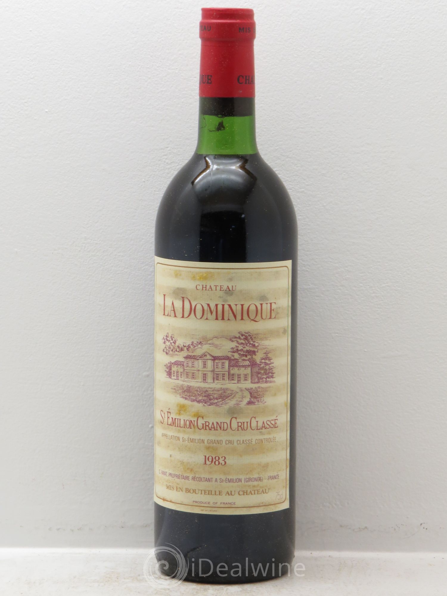 Château la Dominique Grand Cru Classé 1983 - Lot de 12 bouteilles - 0
