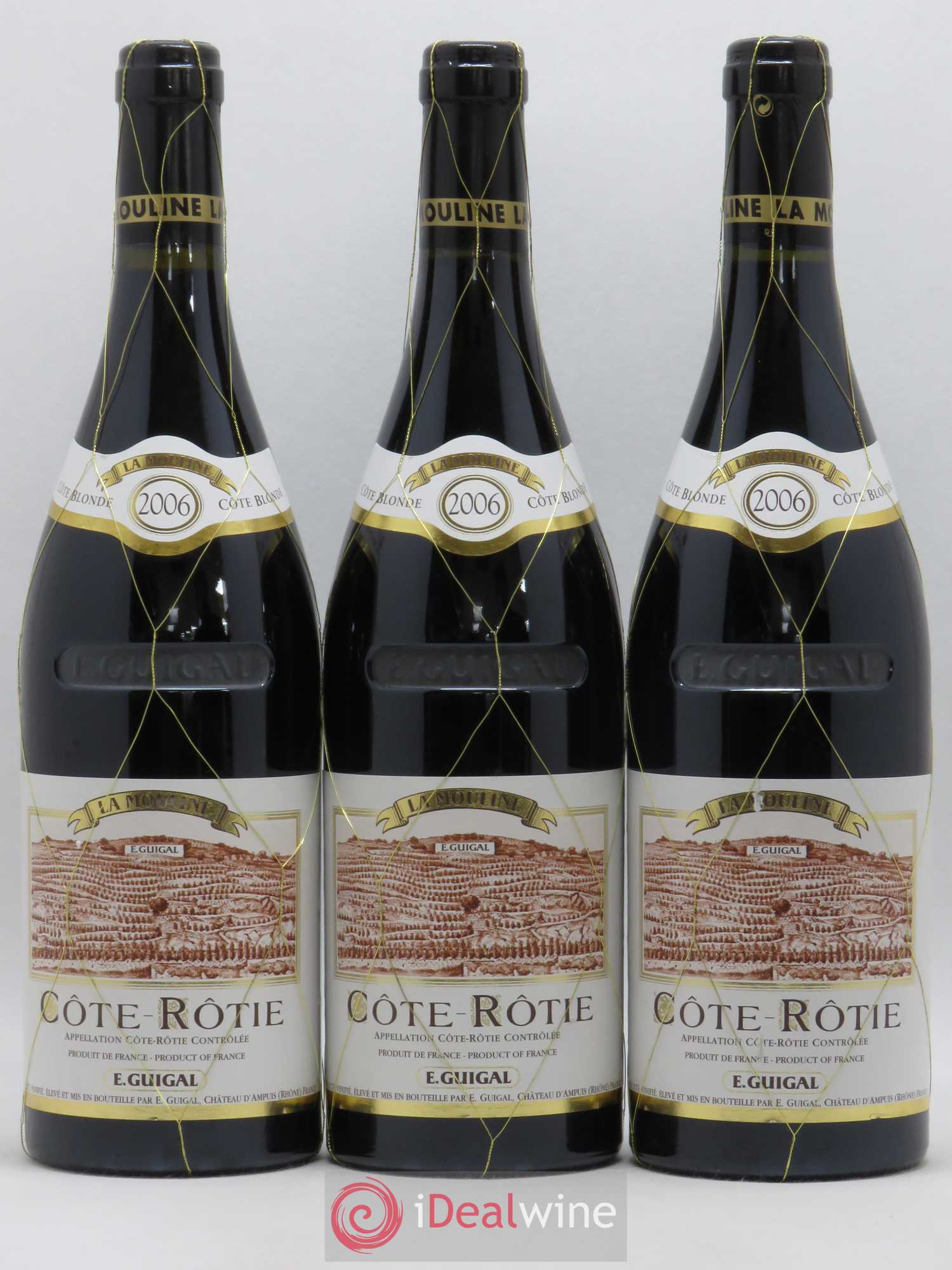 Côte-Rôtie La Mouline Guigal 2006 - Lot de 3 bouteilles - 0