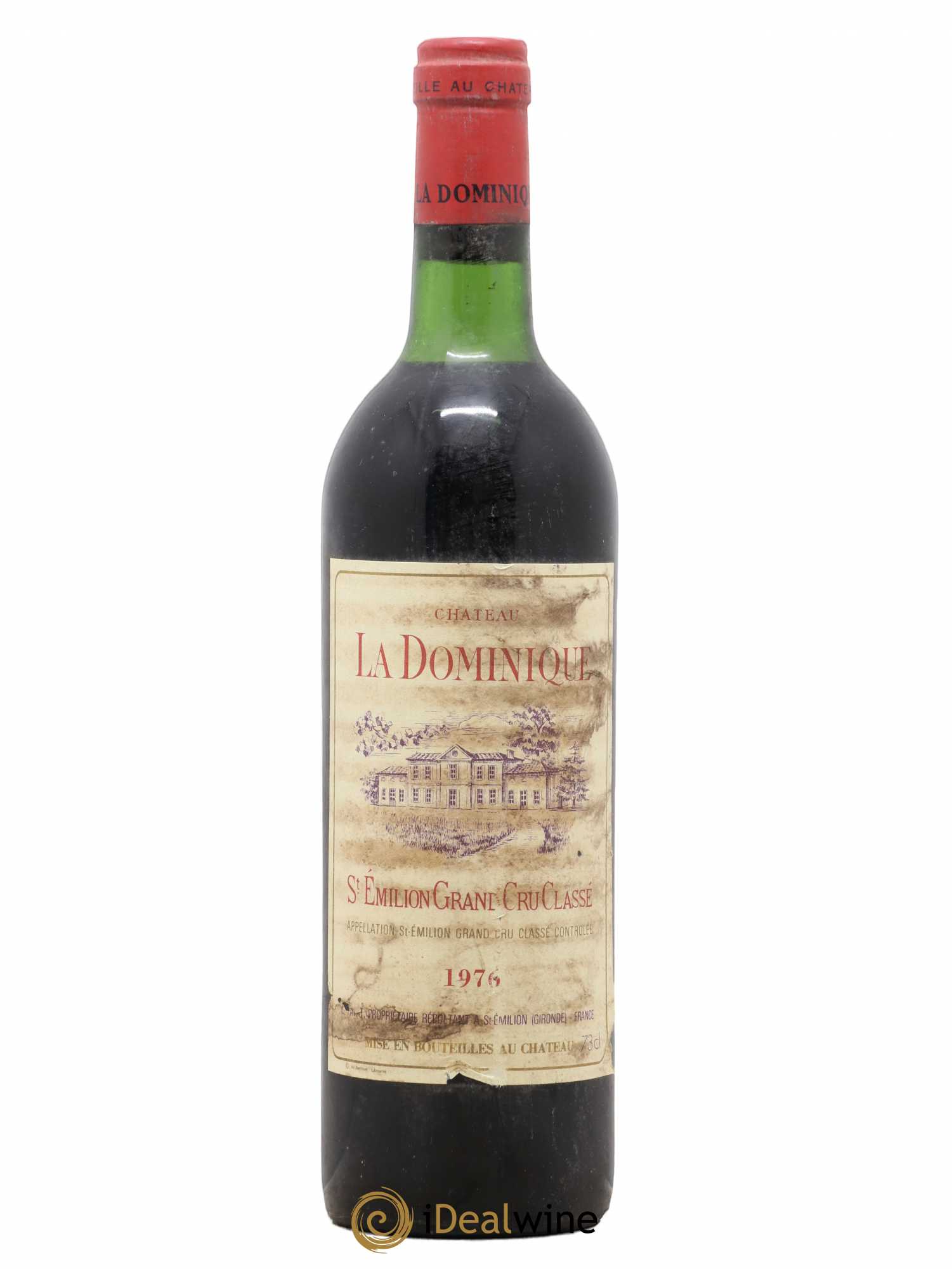 Château la Dominique Grand Cru Classé 1976 - Lot de 1 bouteille - 0