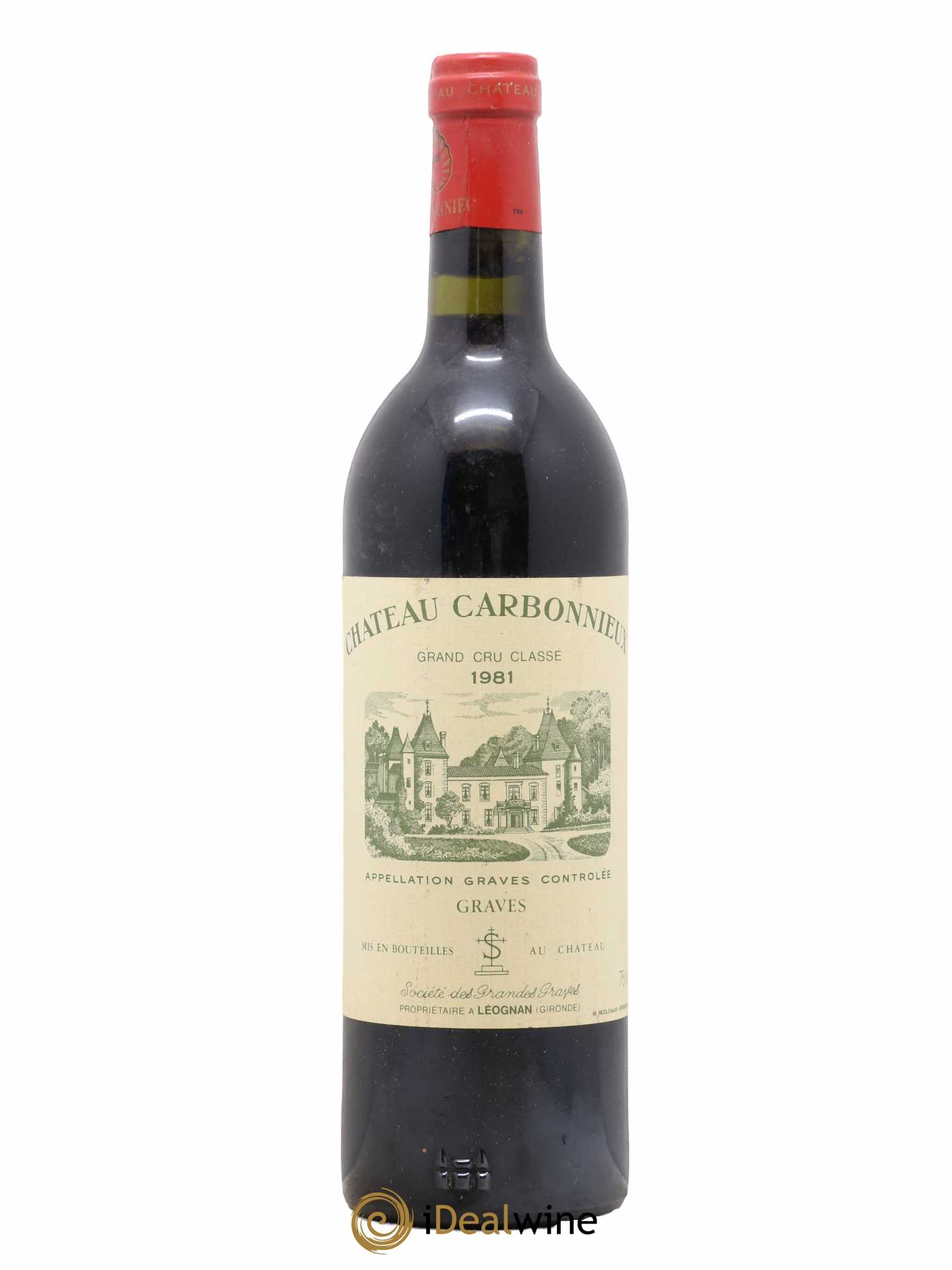 Château Carbonnieux Cru Classé de Graves 1981 - Lot de 1 bouteille - 0
