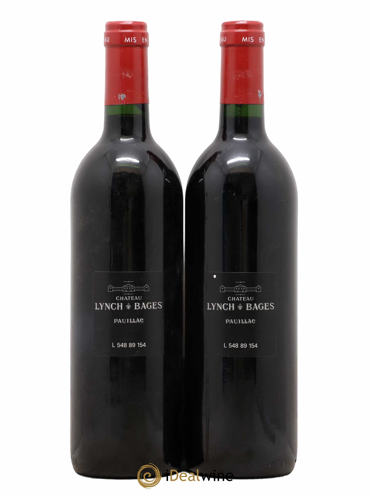 Château Lynch Bages 5ème Grand Cru Classé 1989 - Lot de 2 bouteilles - 1