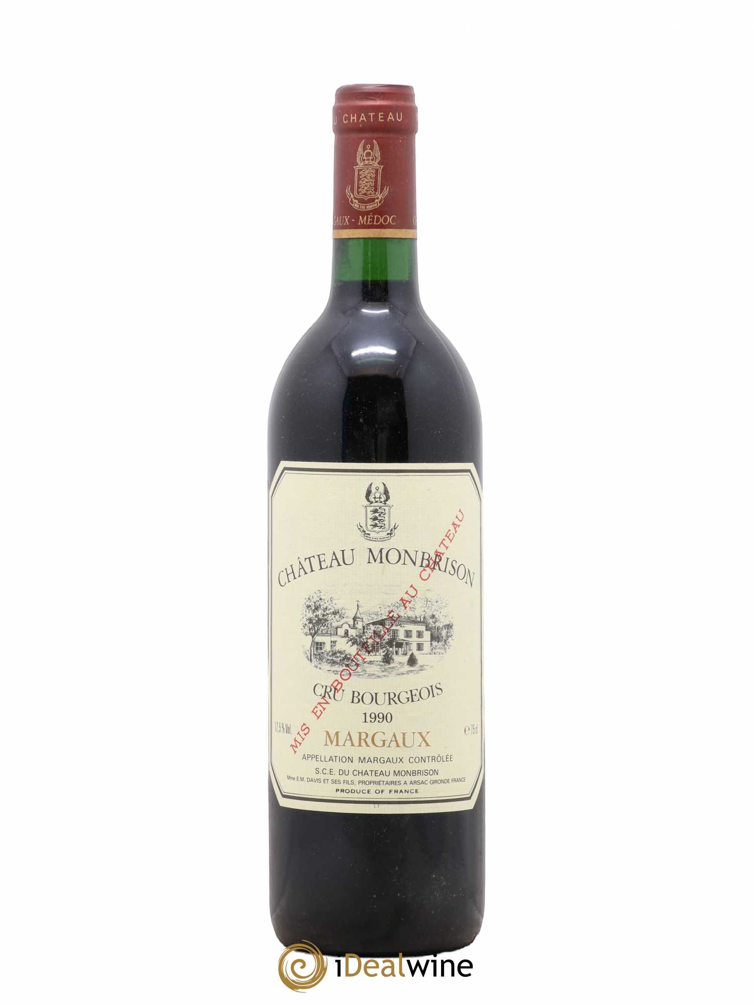 Château Monbrison 1990 - Lot de 1 bouteille - 0