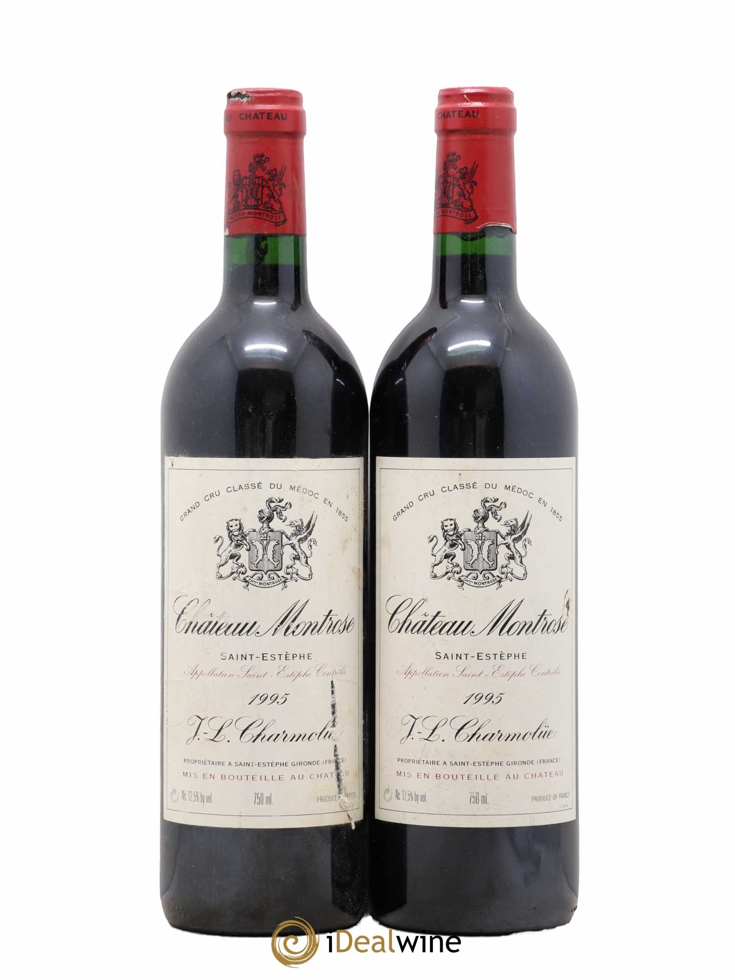 Château Montrose 2ème Grand Cru Classé 1995 - Lot de 2 bouteilles - 0
