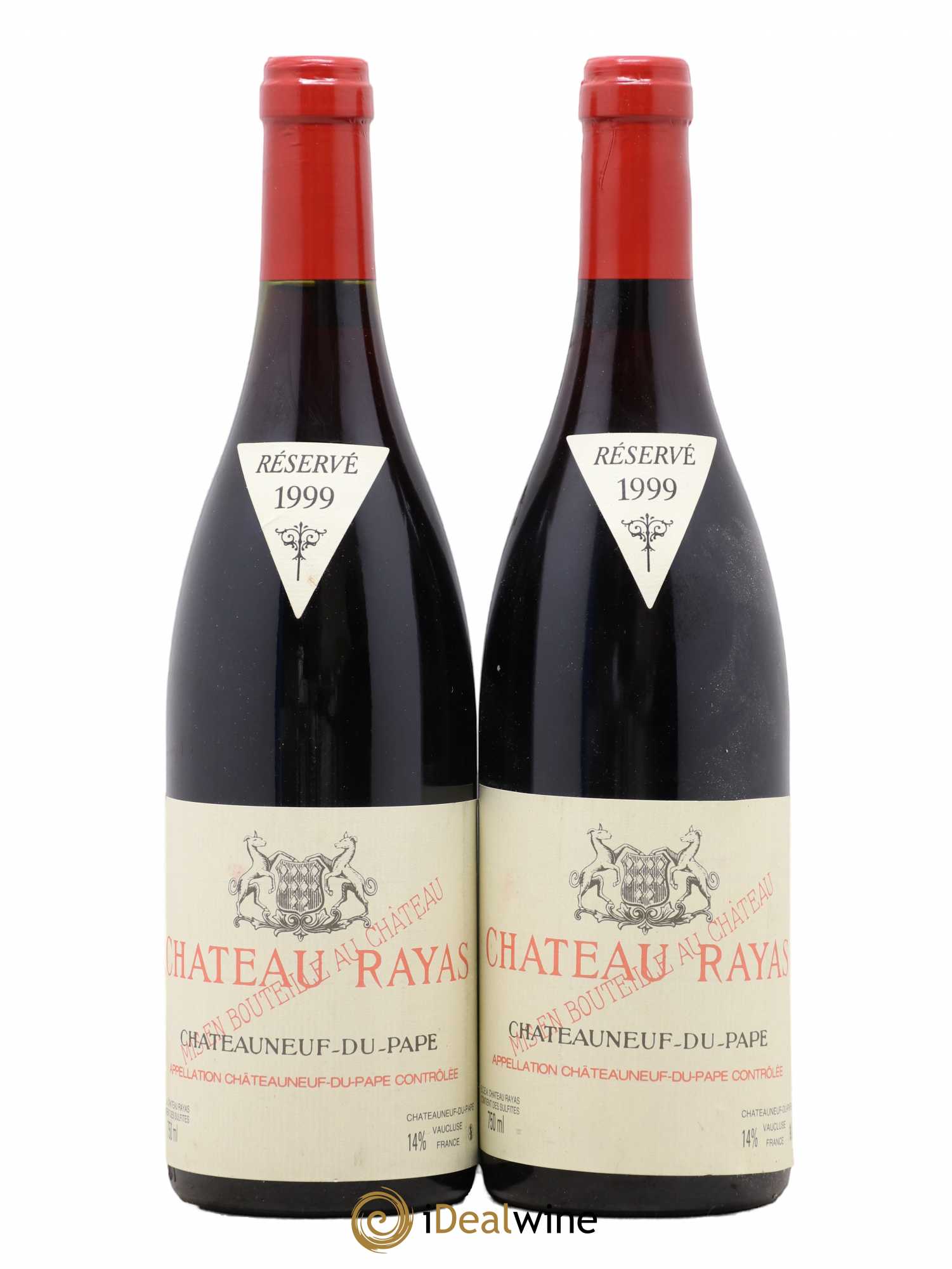 Châteauneuf-du-Pape Château Rayas Emmanuel Reynaud 1999 - Lot de 2 bouteilles - 0