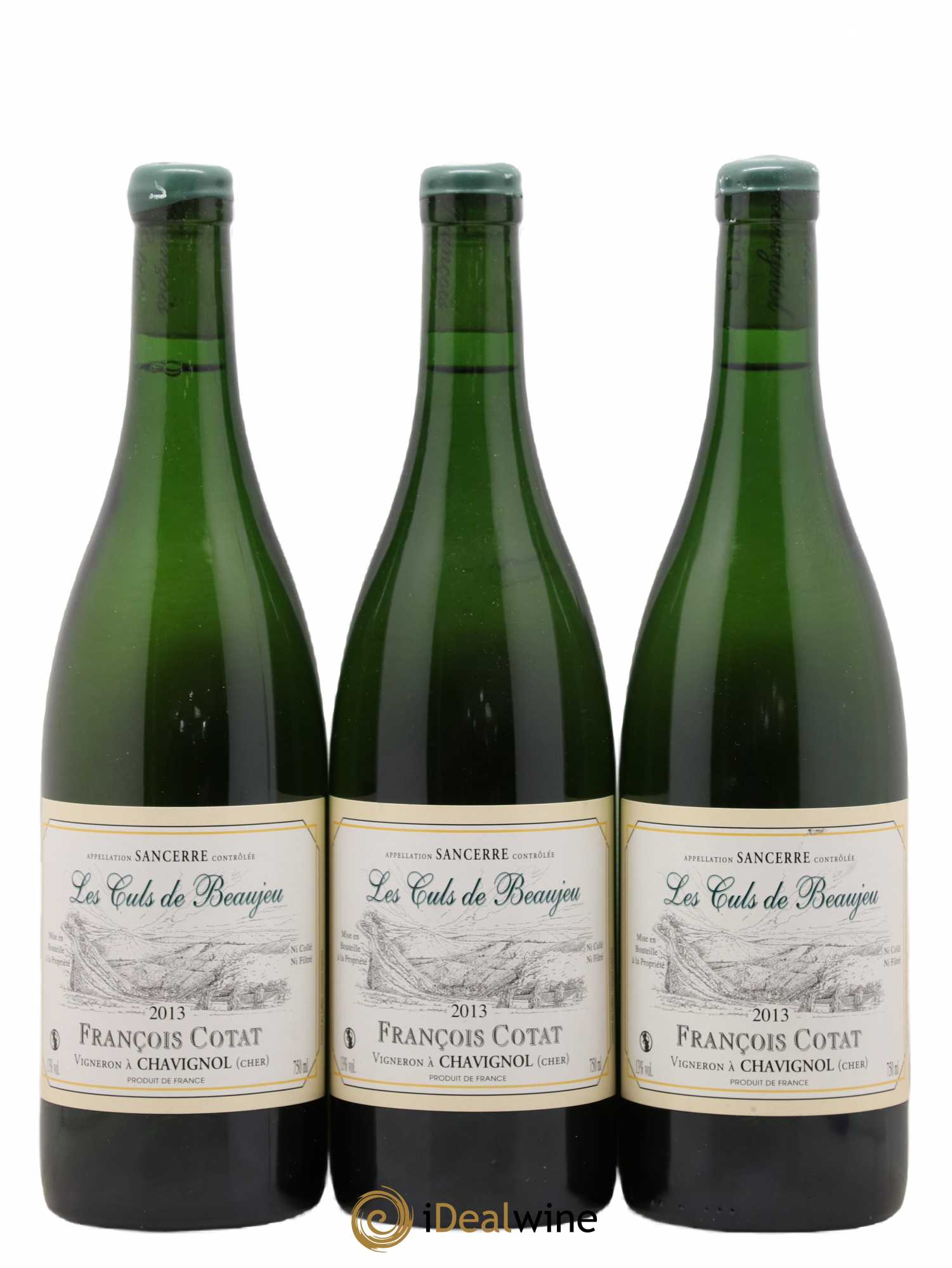 Sancerre Les Culs de Beaujeu François Cotat 2013 - Lot de 3 bouteilles - 0