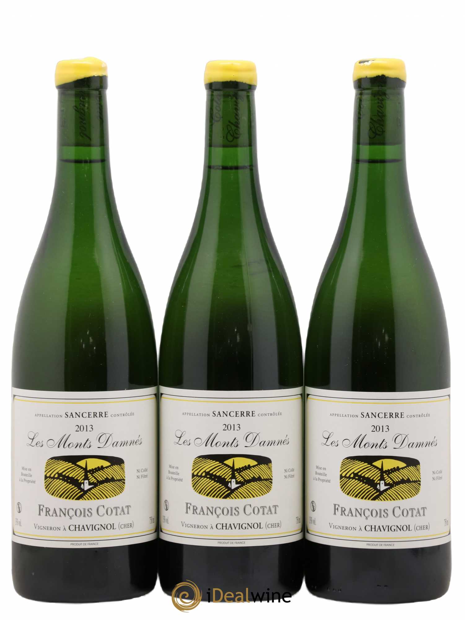 Sancerre Les Monts Damnés François Cotat 2013 - Lot de 3 bouteilles - 0