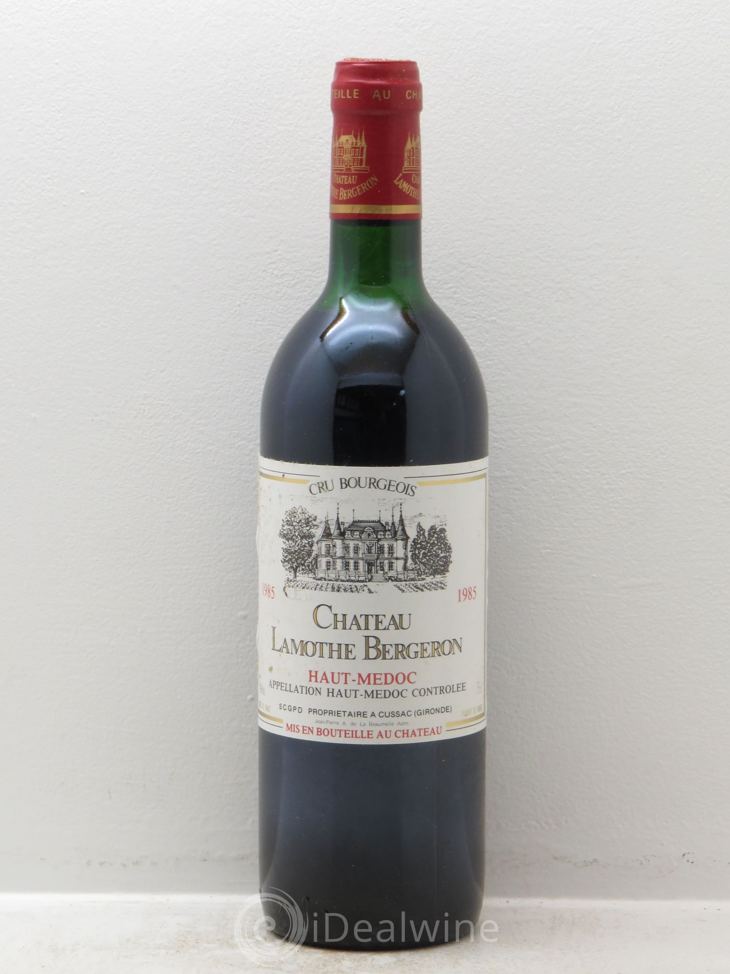 Château Lamothe Bergeron Cru Bourgeois 1985 - Lot de 12 bouteilles - 0