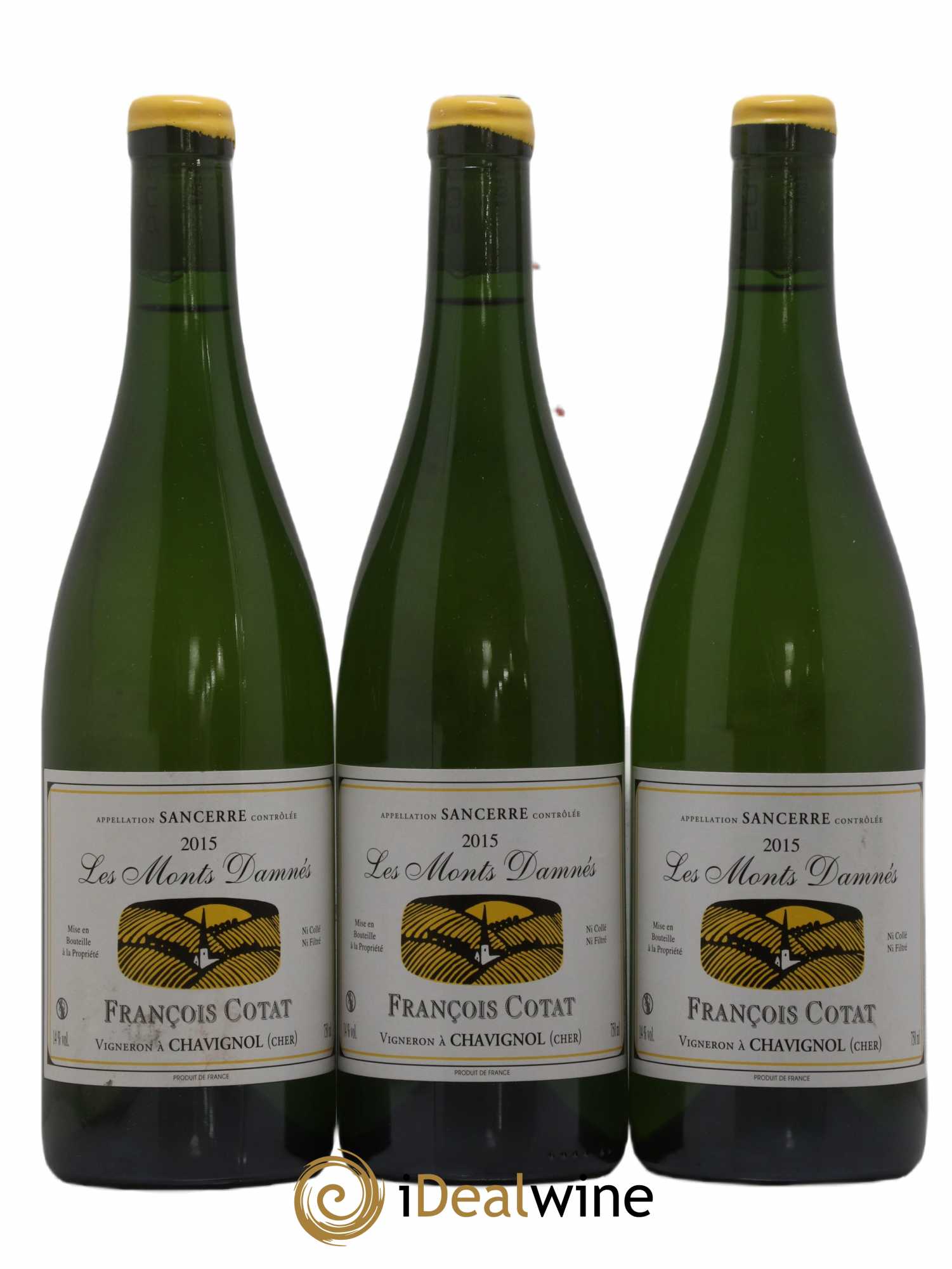 Sancerre Les Monts Damnés François Cotat 2015 - Lot de 3 bouteilles - 0