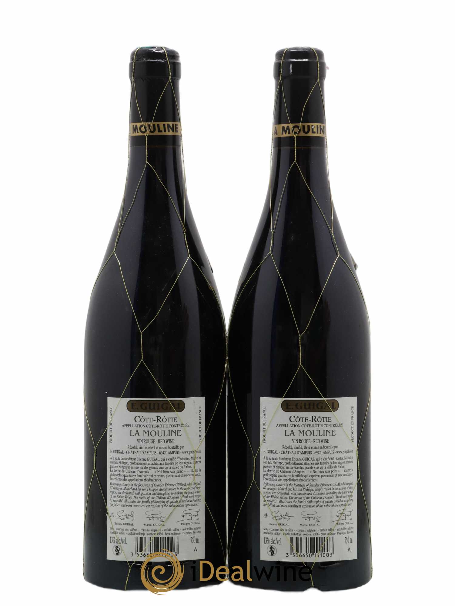 Côte-Rôtie La Mouline Guigal 2007 - Lot de 2 bouteilles - 1