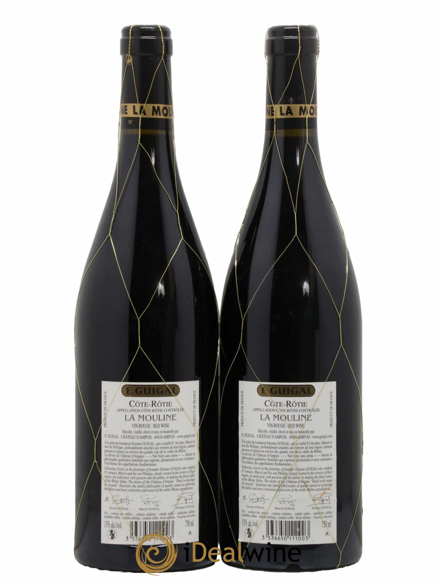 Côte-Rôtie La Mouline Guigal 2008 - Lot de 2 bouteilles - 1