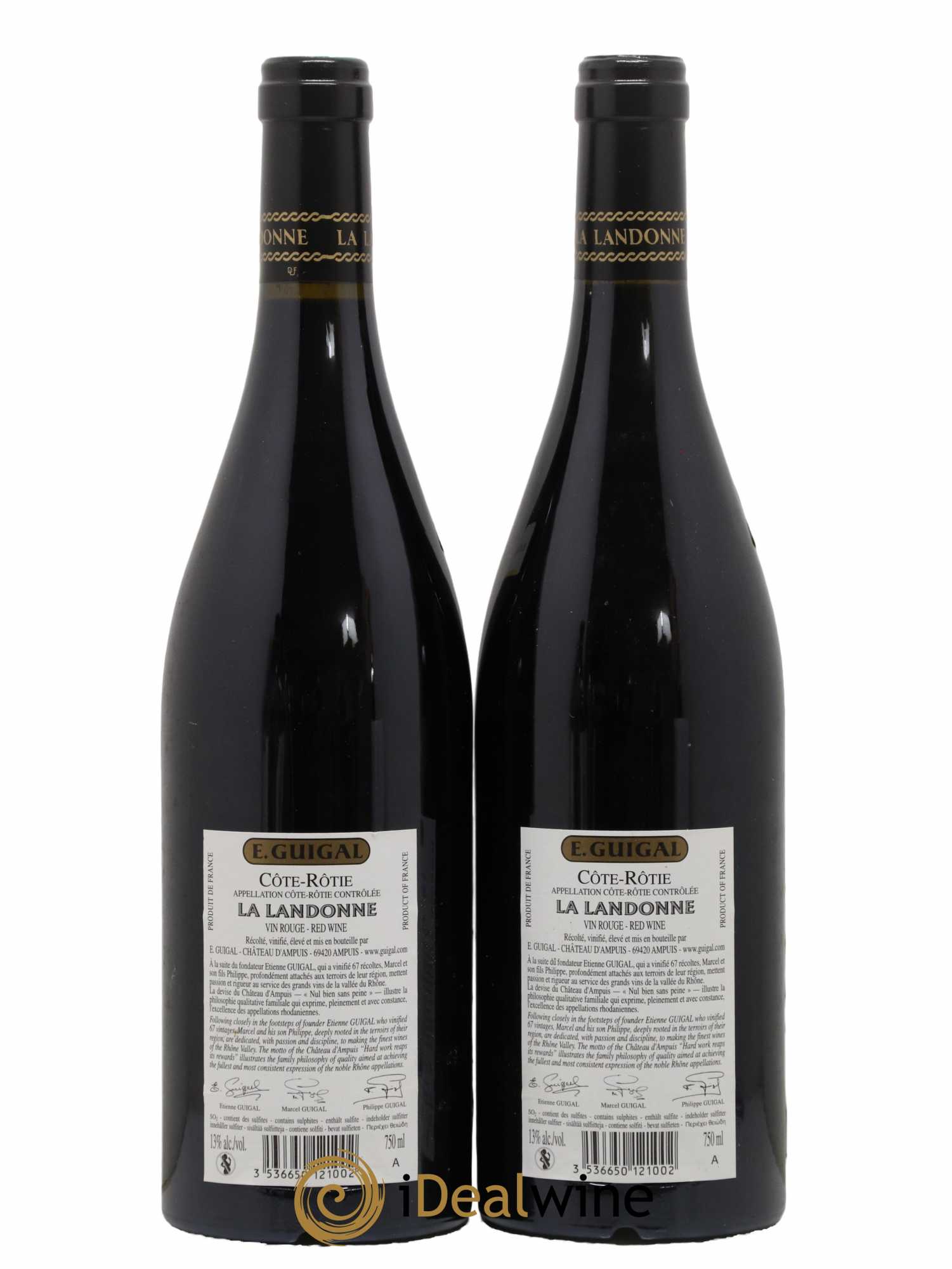 Côte-Rôtie La Landonne Guigal 2008 - Lot de 2 bouteilles - 1