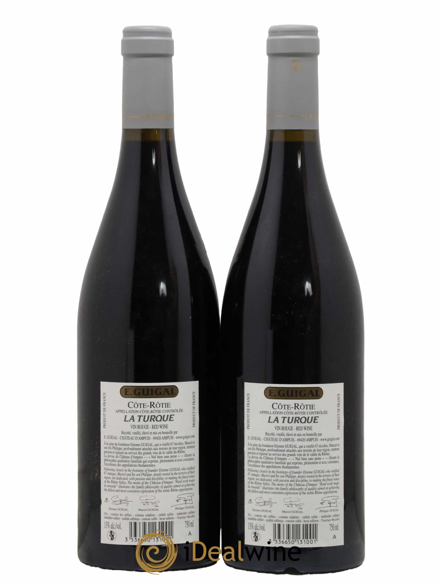 Côte-Rôtie La Turque Guigal 2008 - Lot de 2 bouteilles - 1