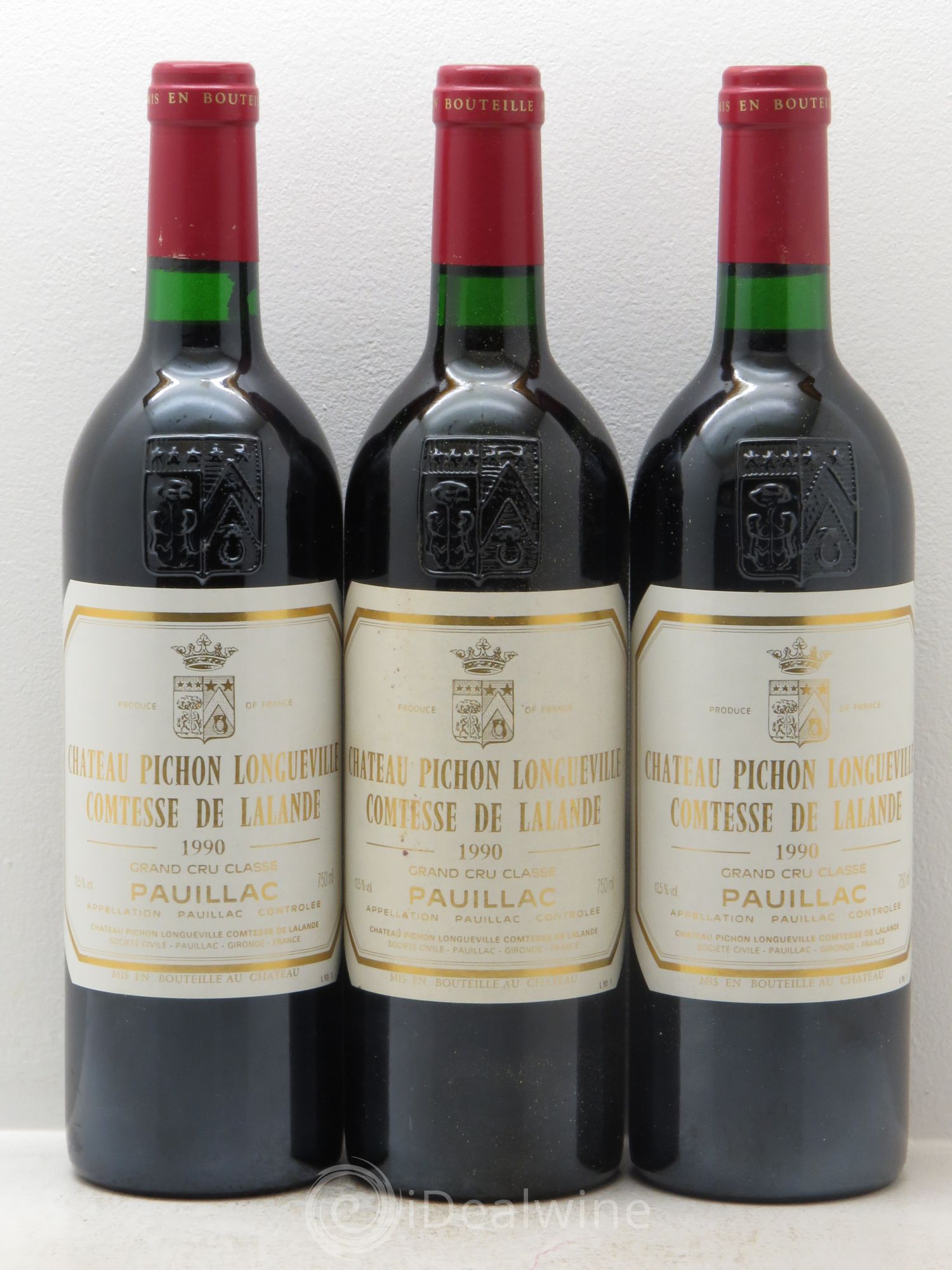 Château Pichon Longueville Comtesse de Lalande 2ème Grand Cru Classé 1990 - Lot de 12 bouteilles - 4