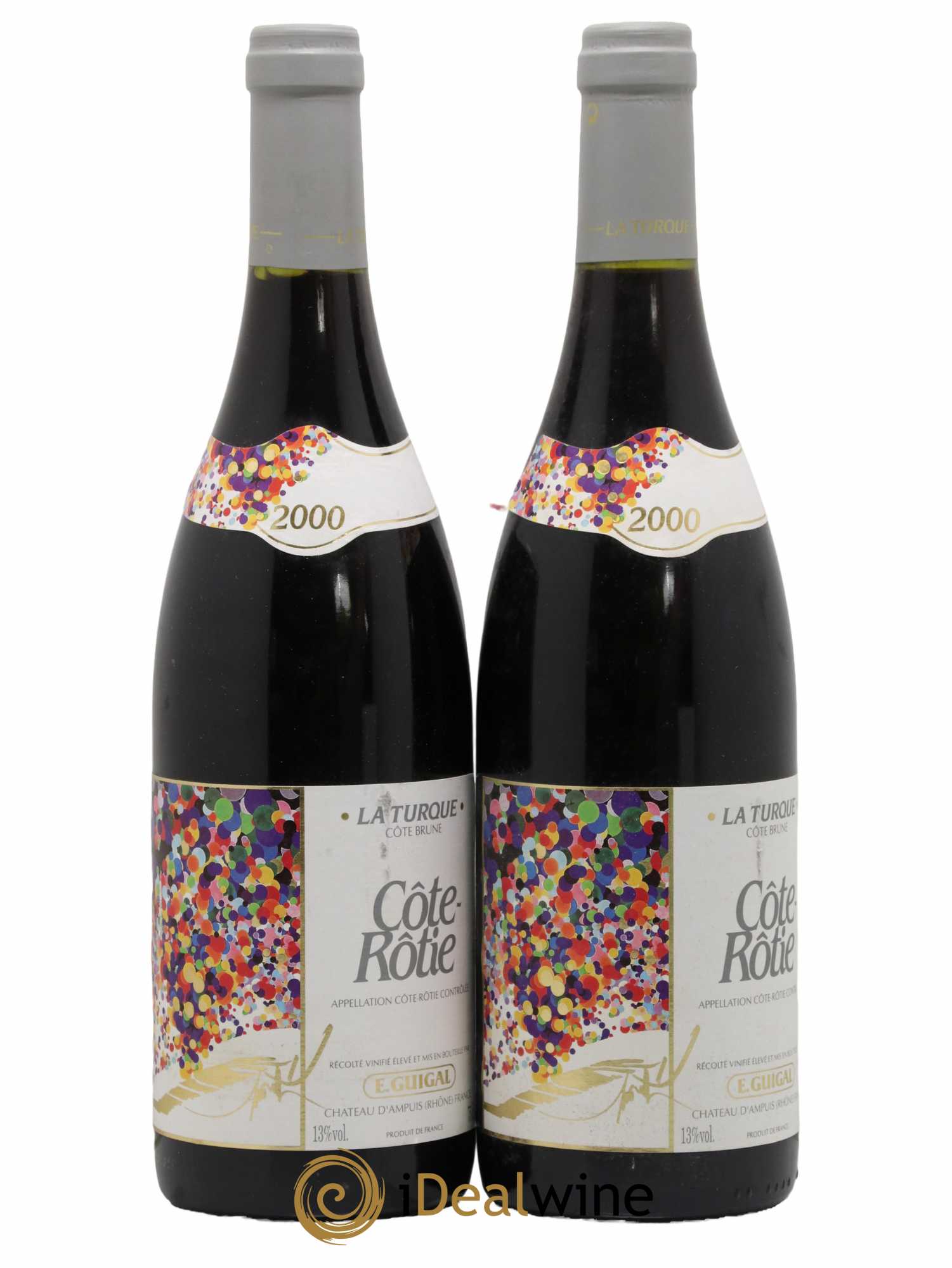 Côte-Rôtie La Turque Guigal 2000 - Posten von 2 Flaschen - 0