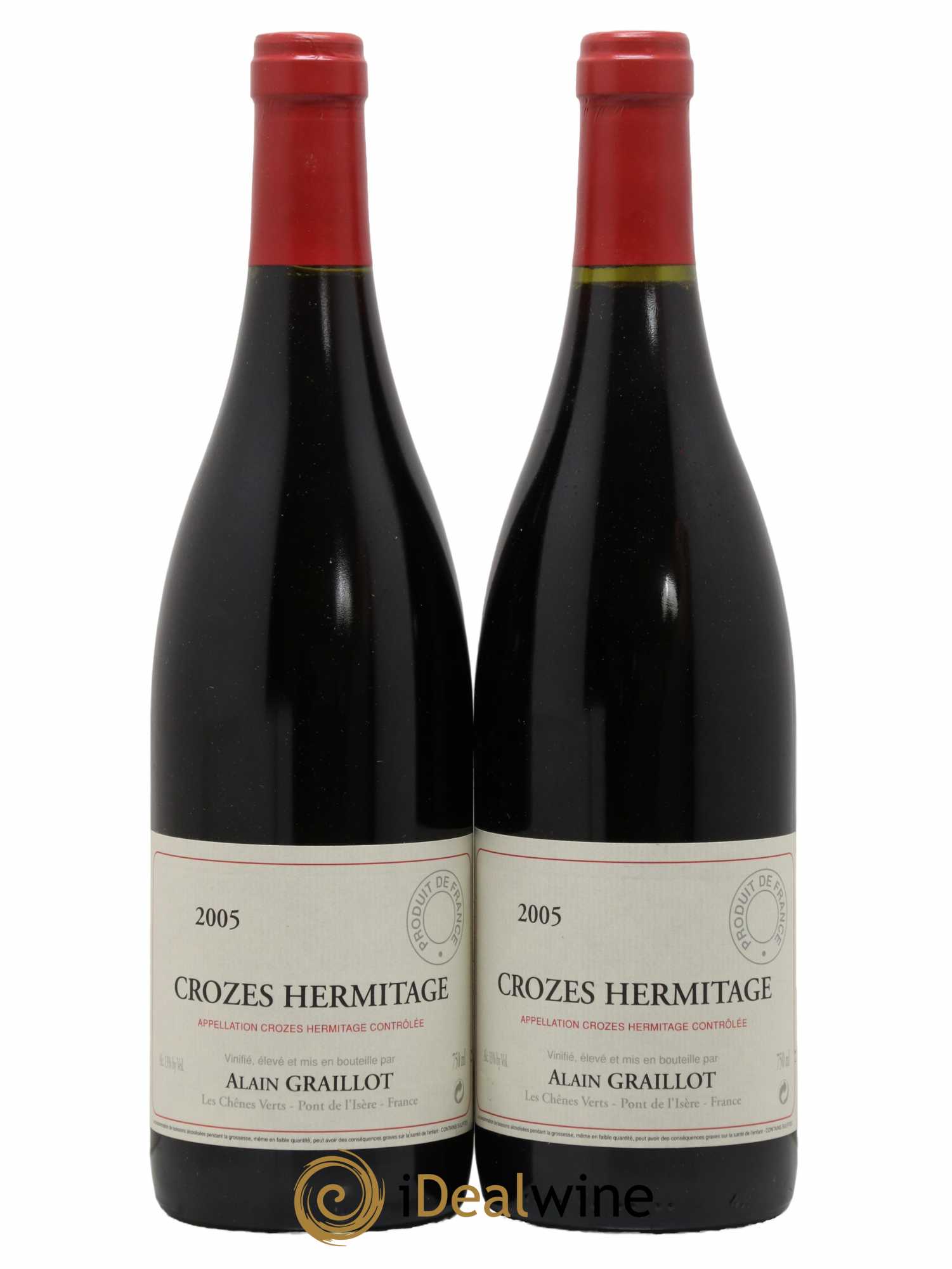 Crozes-Hermitage Domaine Graillot 2005 - Lot de 2 bouteilles - 0