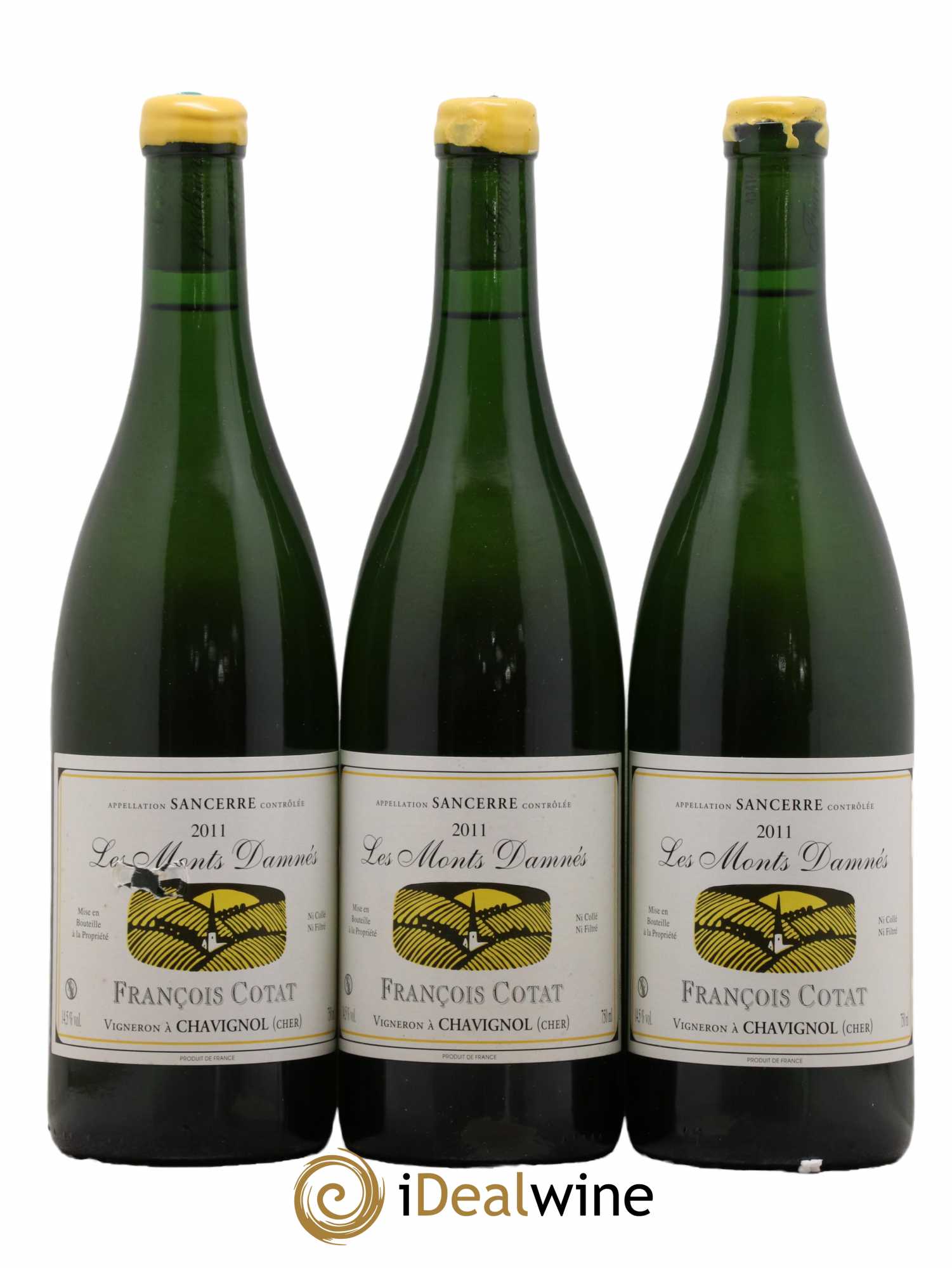 Sancerre Les Monts Damnés François Cotat 2011 - Lot de 3 bouteilles - 0