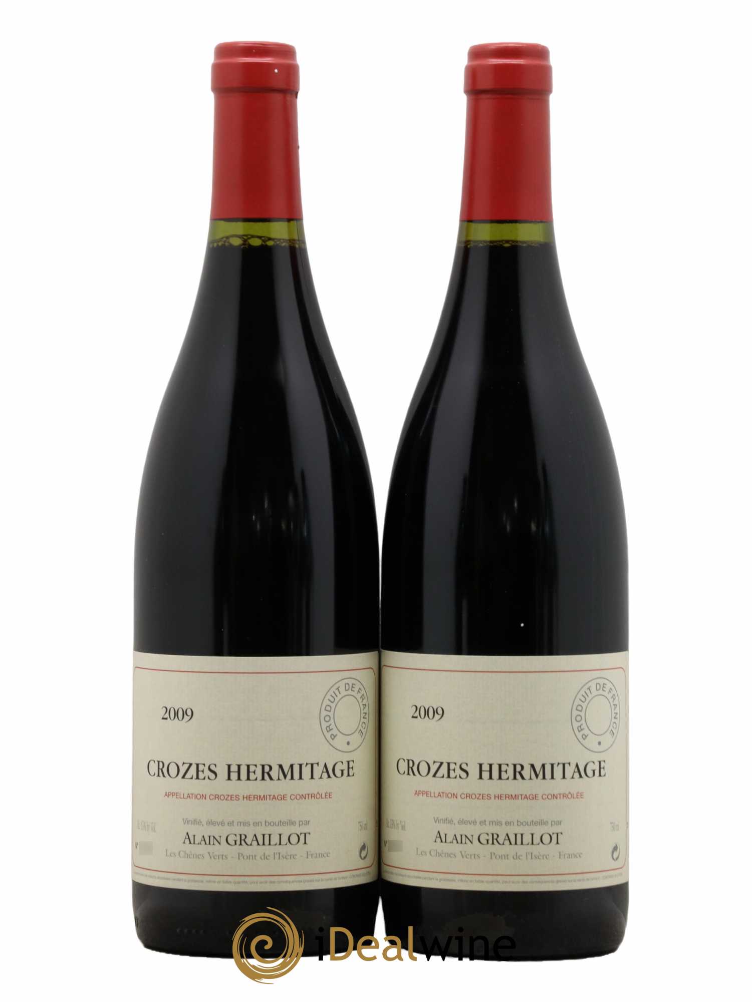 Crozes-Hermitage Domaine Graillot 2009 - Lot de 2 bouteilles - 0