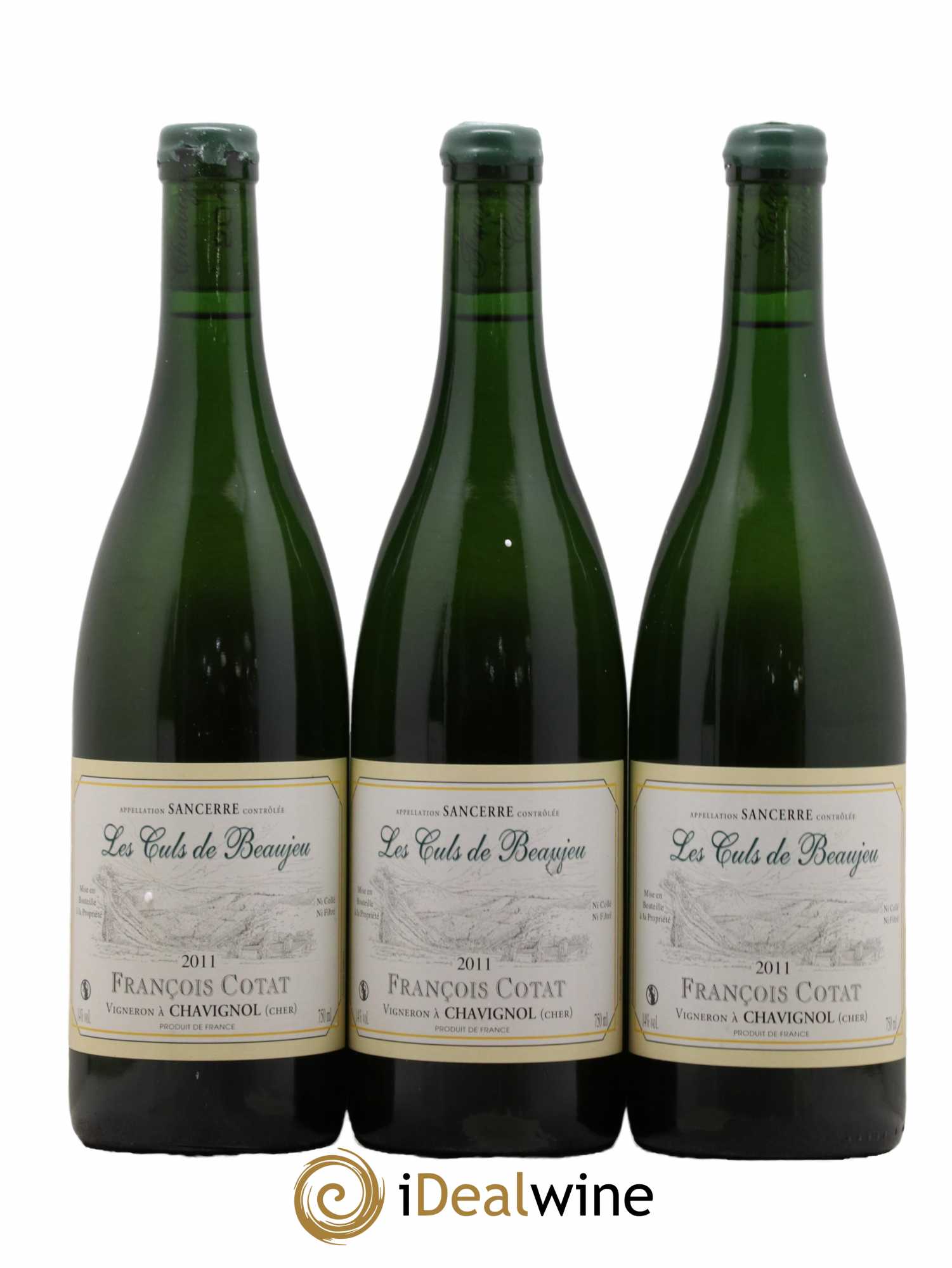Sancerre Les Culs de Beaujeu François Cotat 2011 - Lot de 3 bouteilles - 0