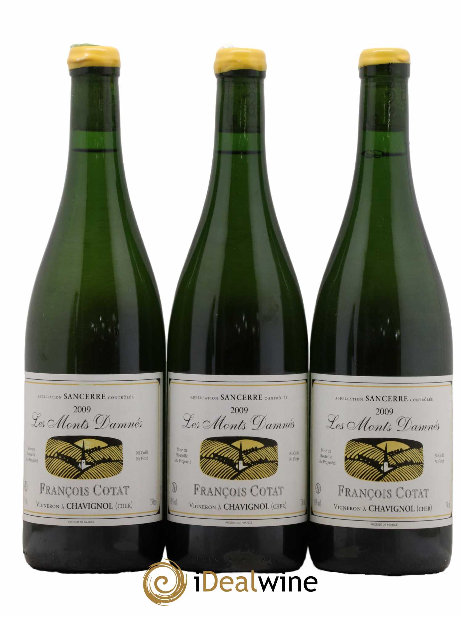 Sancerre Les Monts Damnés François Cotat 2009 - Lot de 3 bouteilles - 0