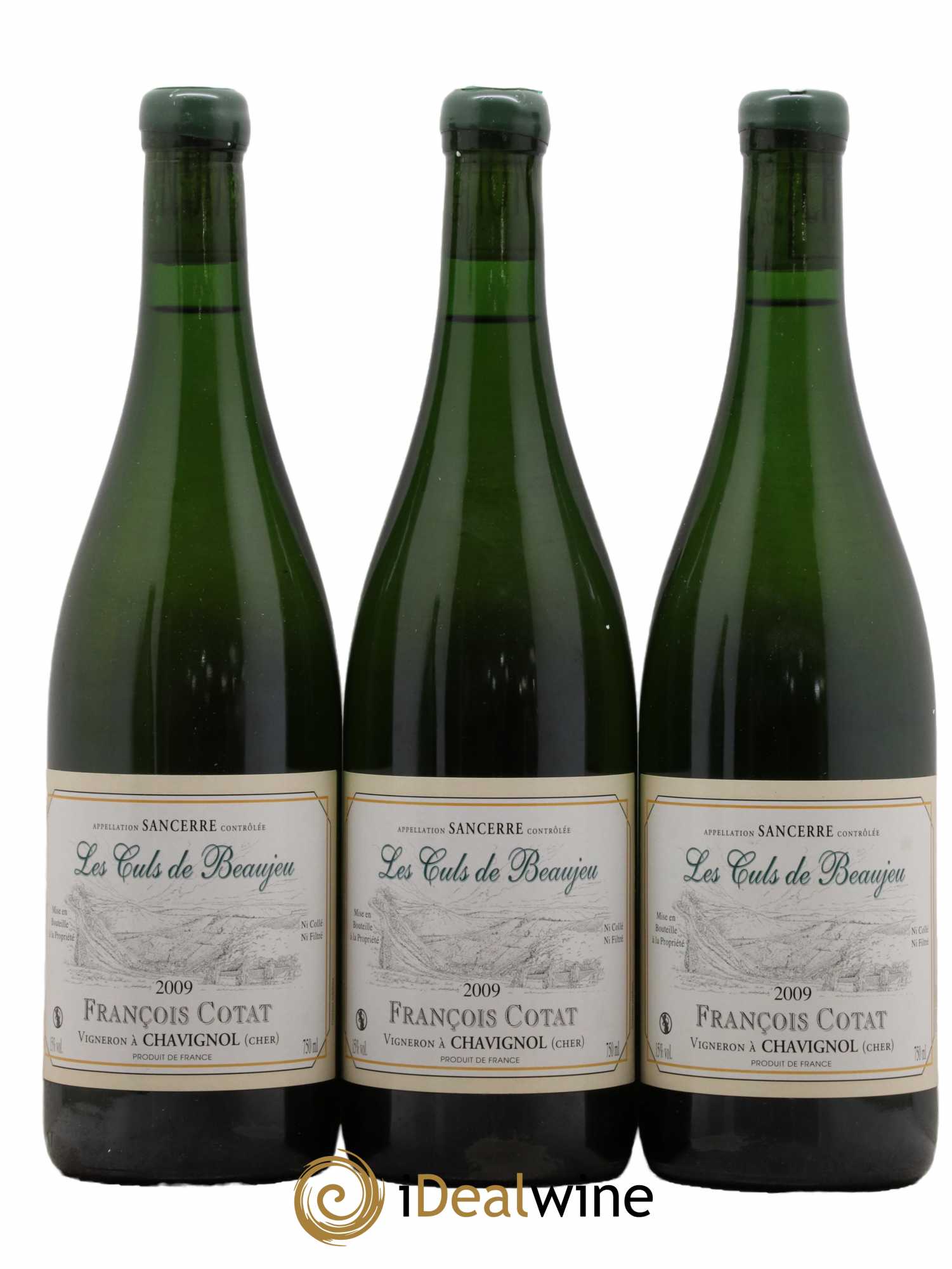 Sancerre Les Culs de Beaujeu François Cotat 2009 - Lot de 3 bouteilles - 0