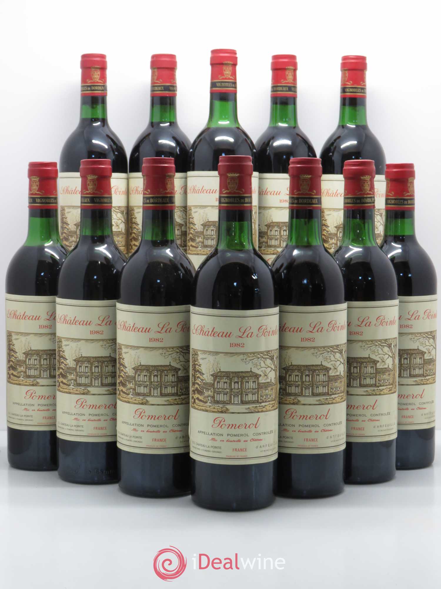 Château la Pointe 1982 - Lot de 12 bouteilles - 0
