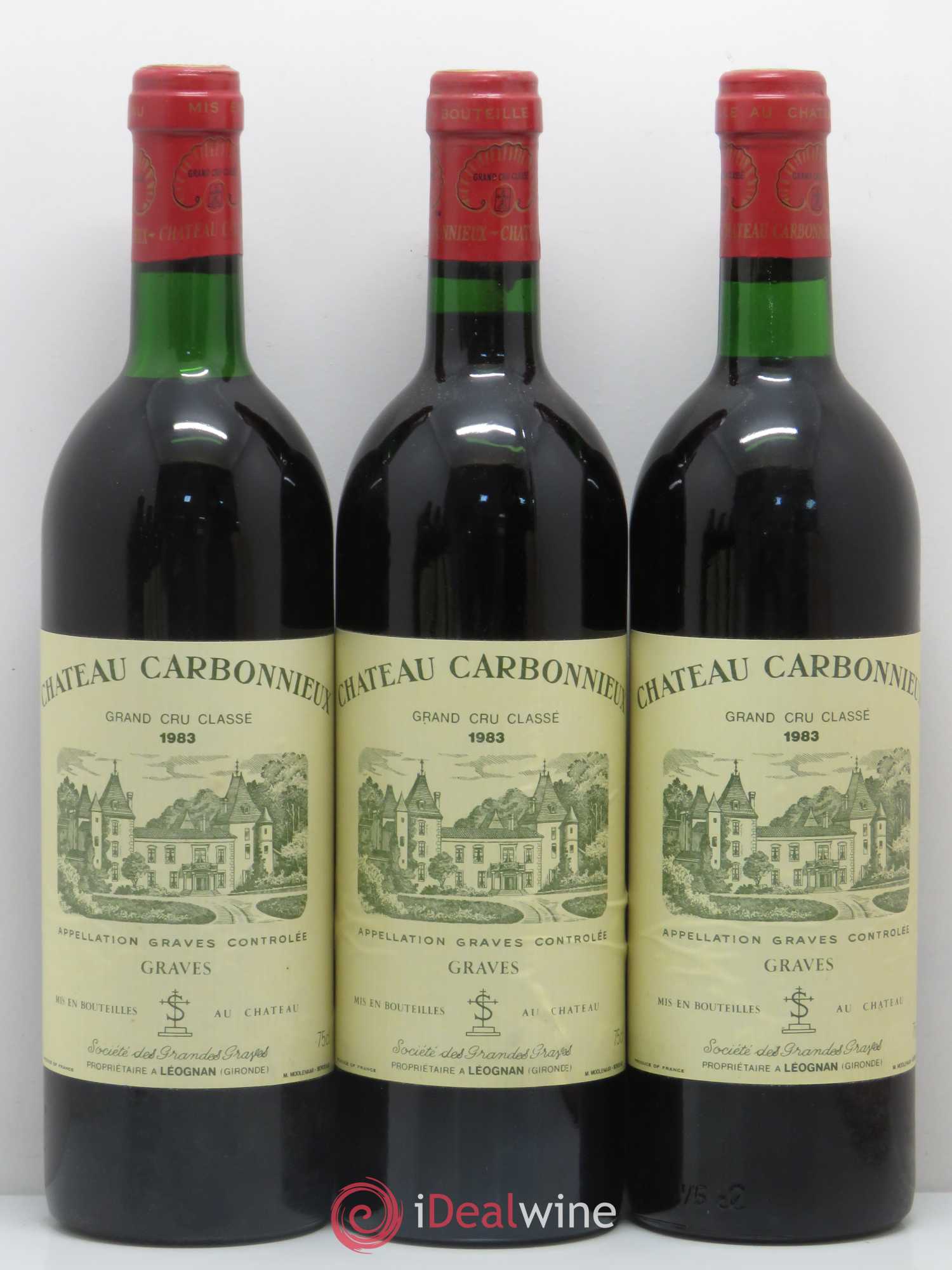 Château Carbonnieux Cru Classé de Graves 1983 - Lotto di 6 bottiglie - 1