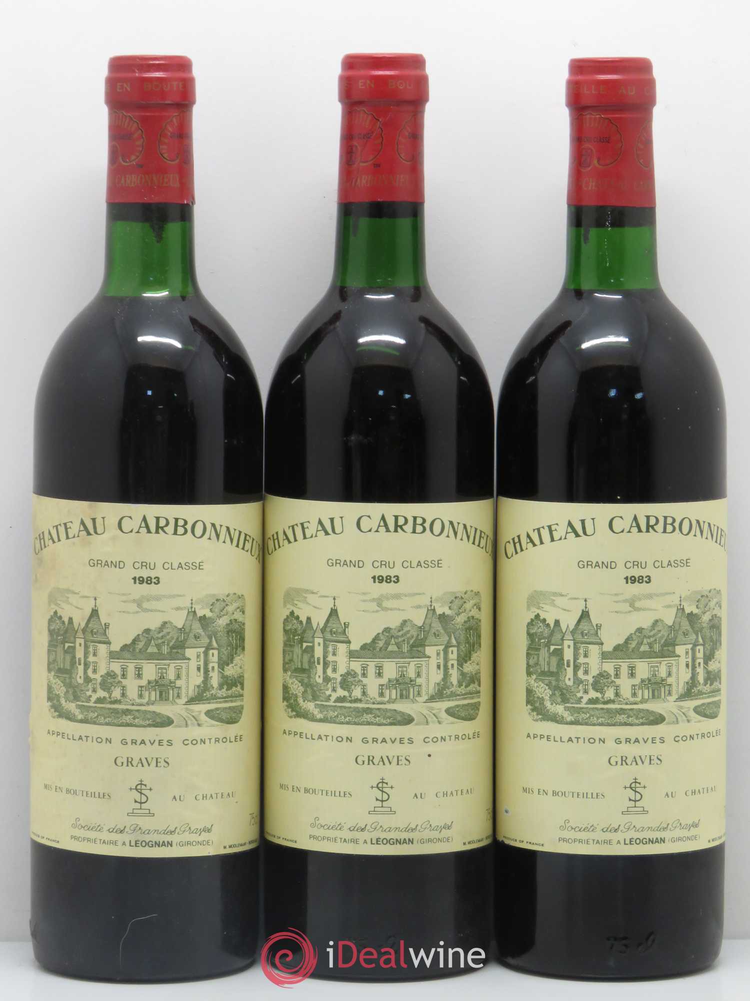Château Carbonnieux Cru Classé de Graves 1983 - Lotto di 6 bottiglie - 2