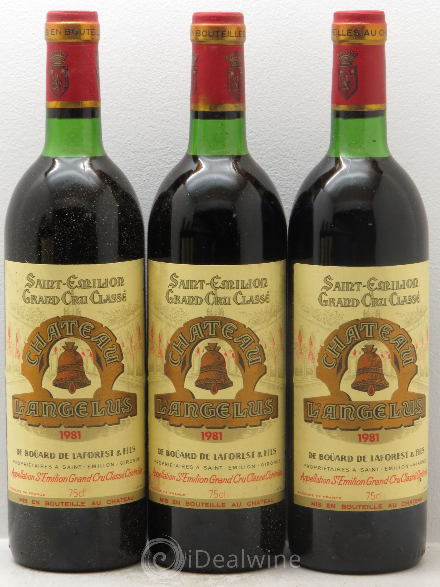 Château Angélus 1er Grand Cru Classé A 1981 - Lot de 6 bouteilles - 1