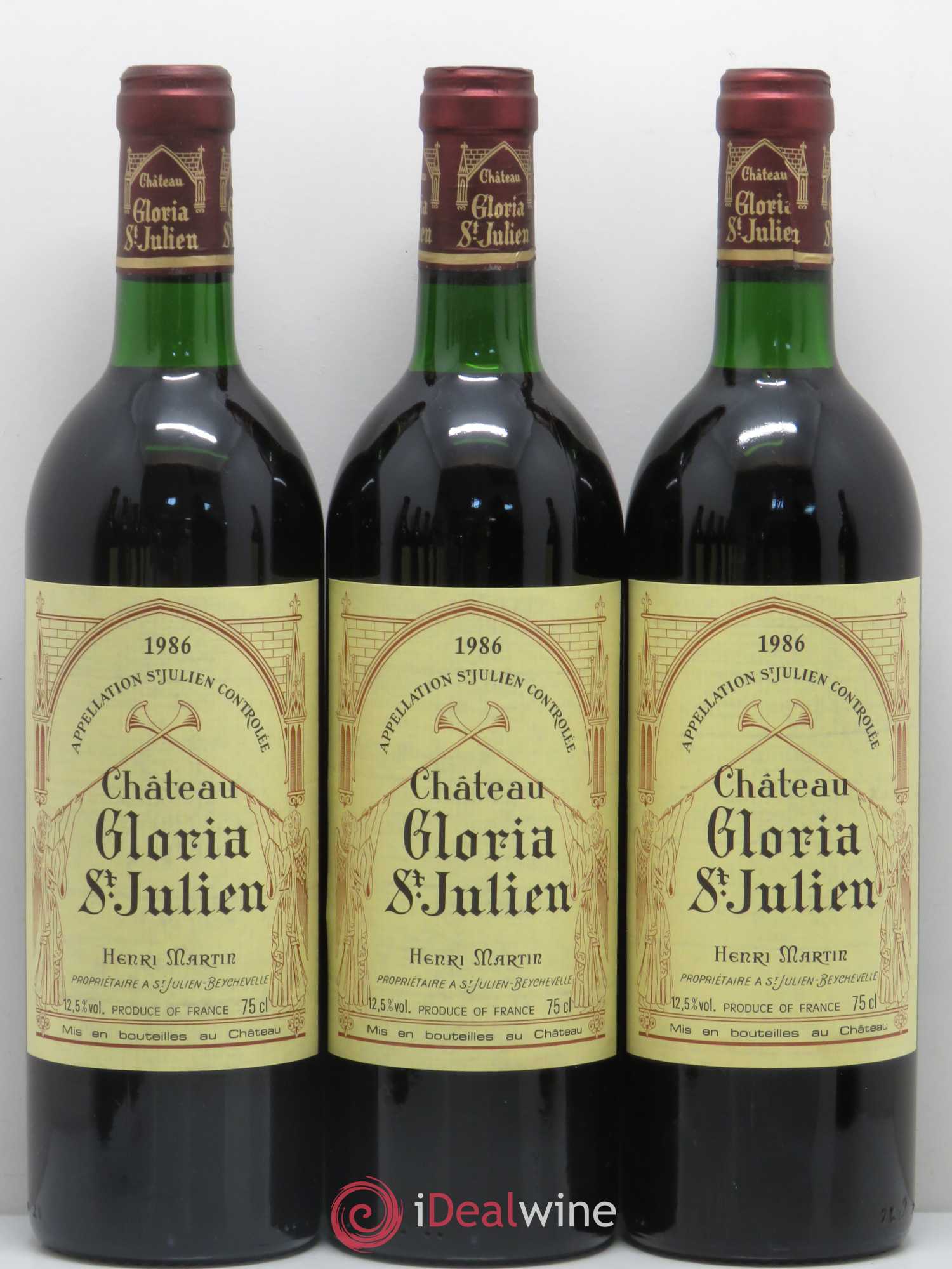 Château Gloria 1986 - Lot de 12 bouteilles - 2