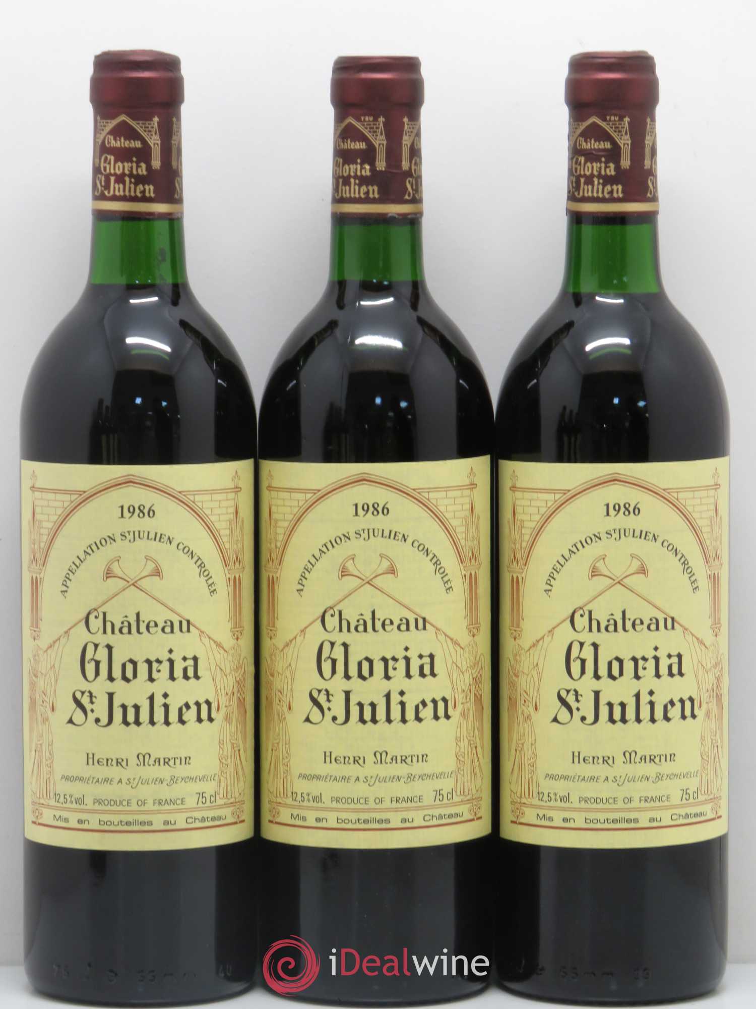 Château Gloria 1986 - Lot de 12 bouteilles - 3