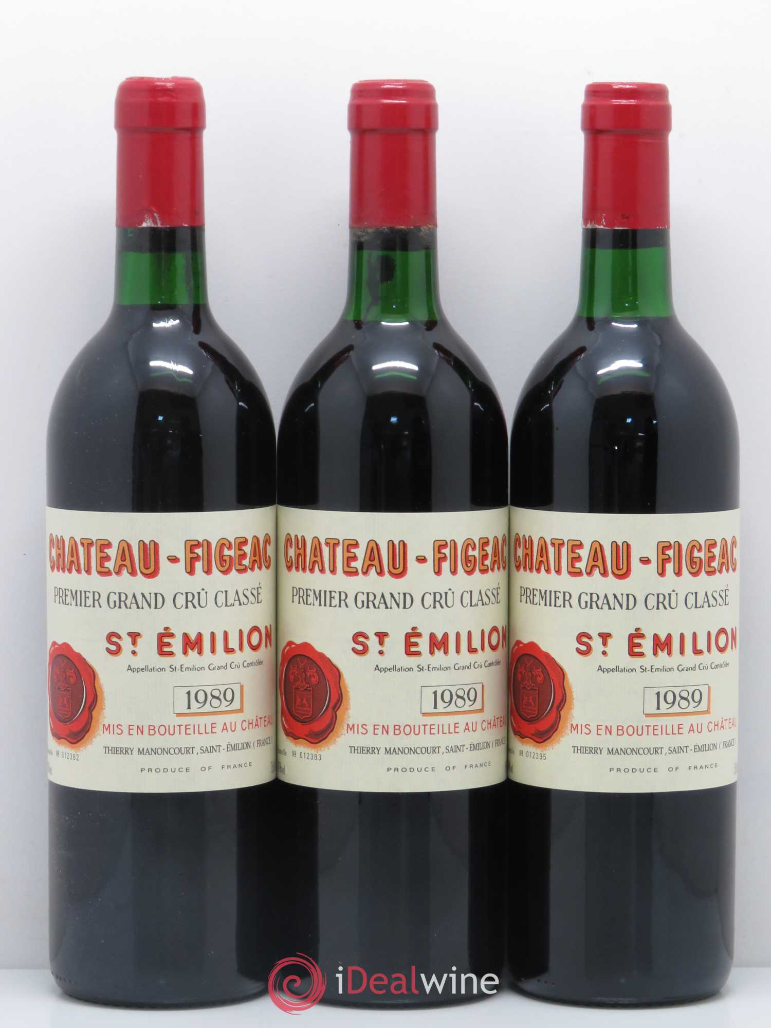 Château Figeac 1er Grand Cru Classé A 1989 - Lot de 12 bouteilles - 4