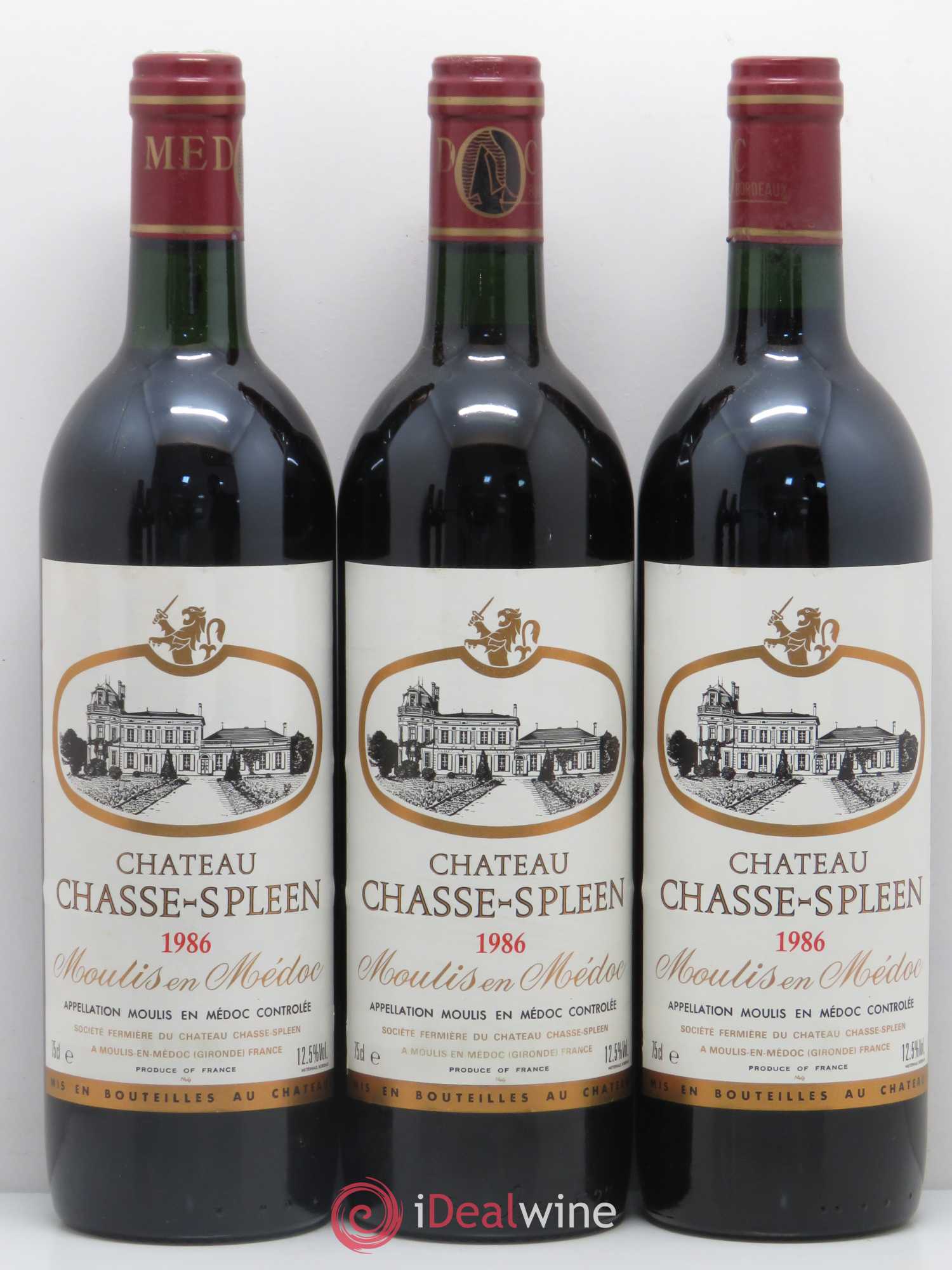 Château Chasse Spleen 1986 - Lot de 11 bouteilles - 3