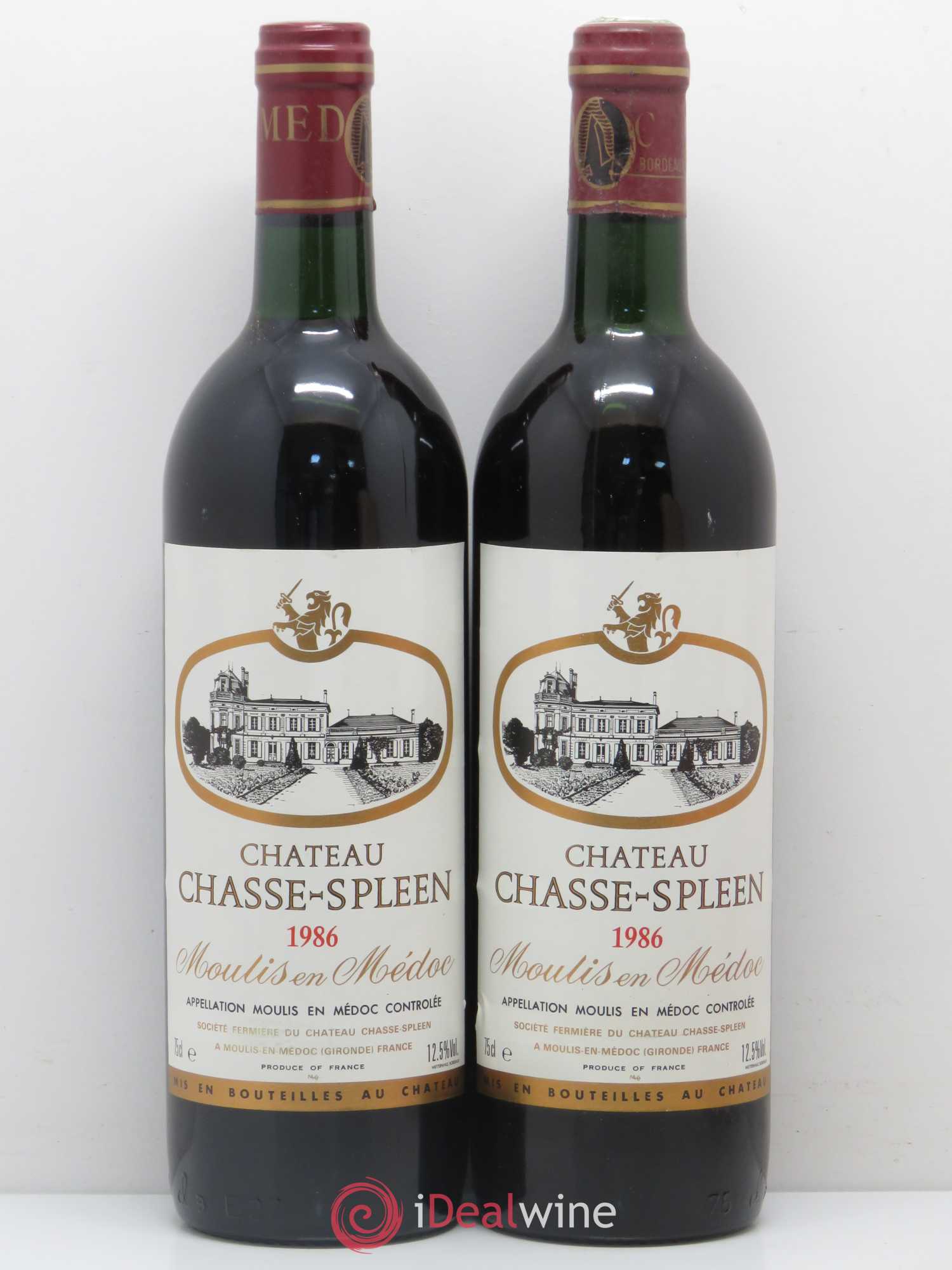 Château Chasse Spleen 1986 - Lot de 11 bouteilles - 4