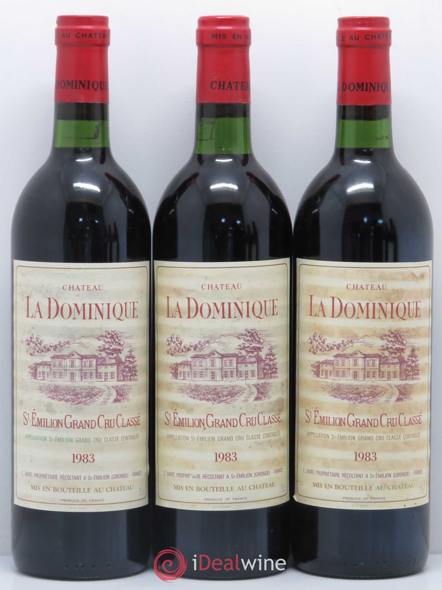 Château la Dominique Grand Cru Classé 1983 - Lot de 12 bouteilles - 3