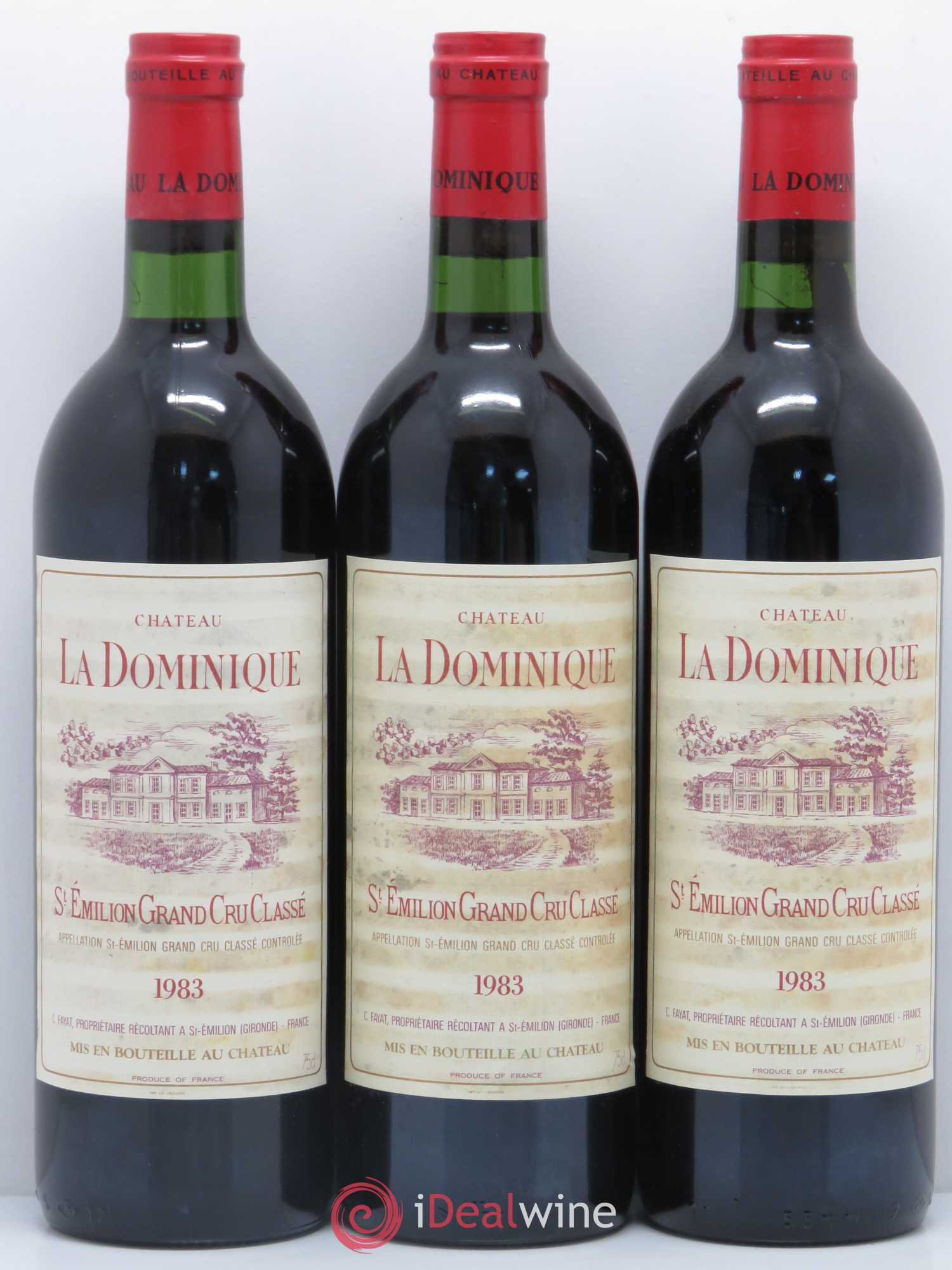 Château la Dominique Grand Cru Classé 1983 - Lot de 12 bouteilles - 4