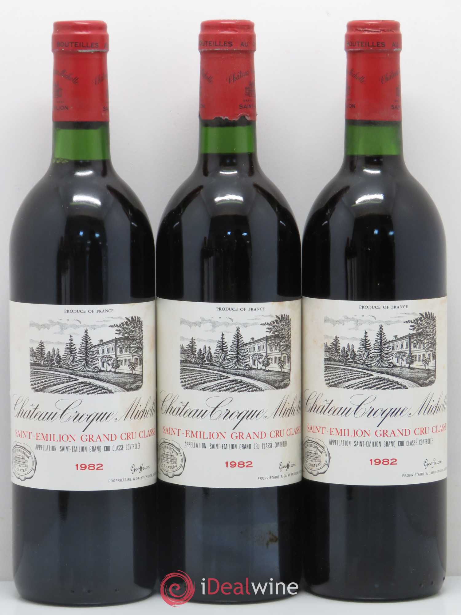 Château Croque Michotte 1982 - Lot de 12 bouteilles - 3