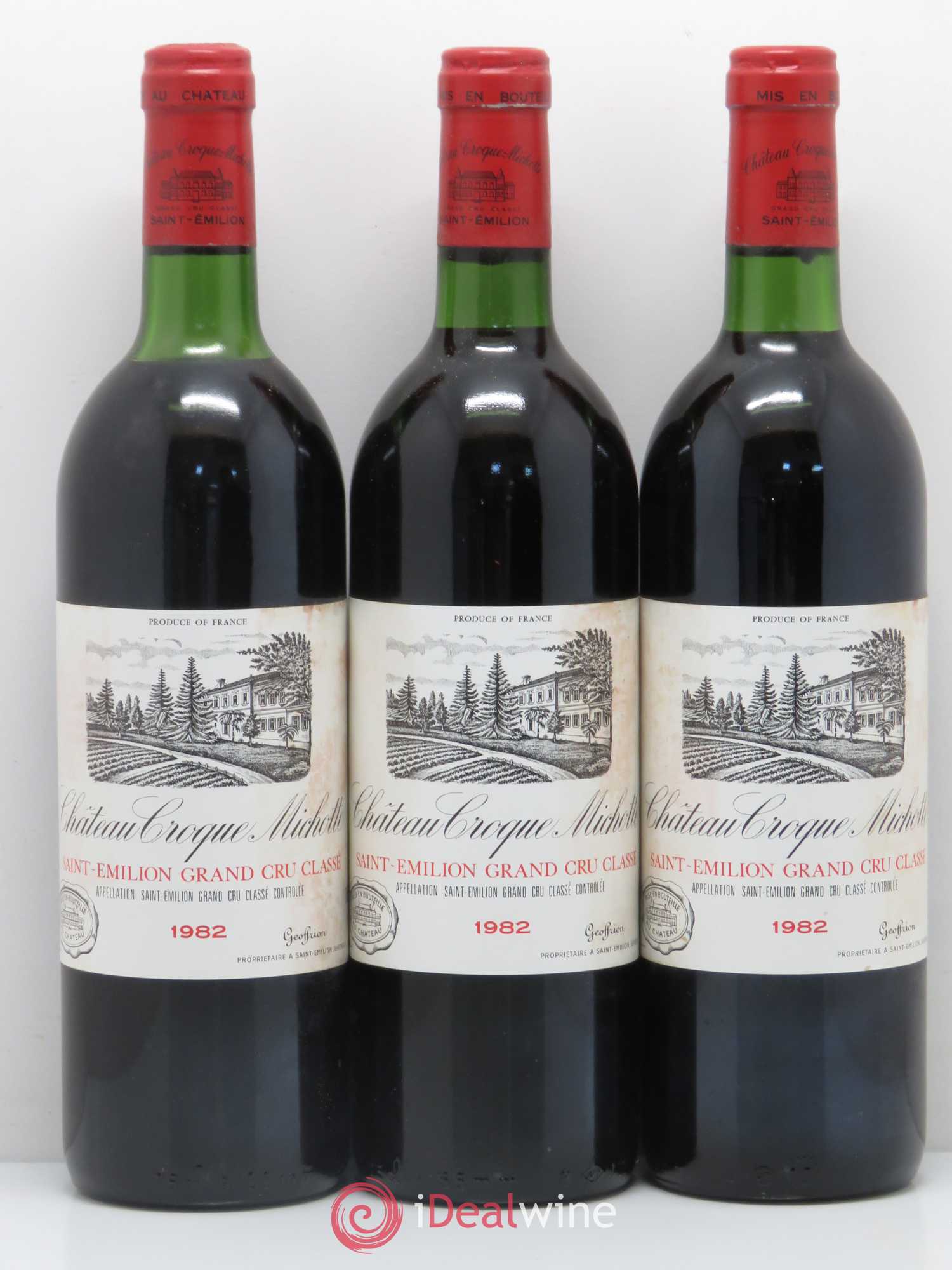 Château Croque Michotte 1982 - Lot de 12 bouteilles - 4