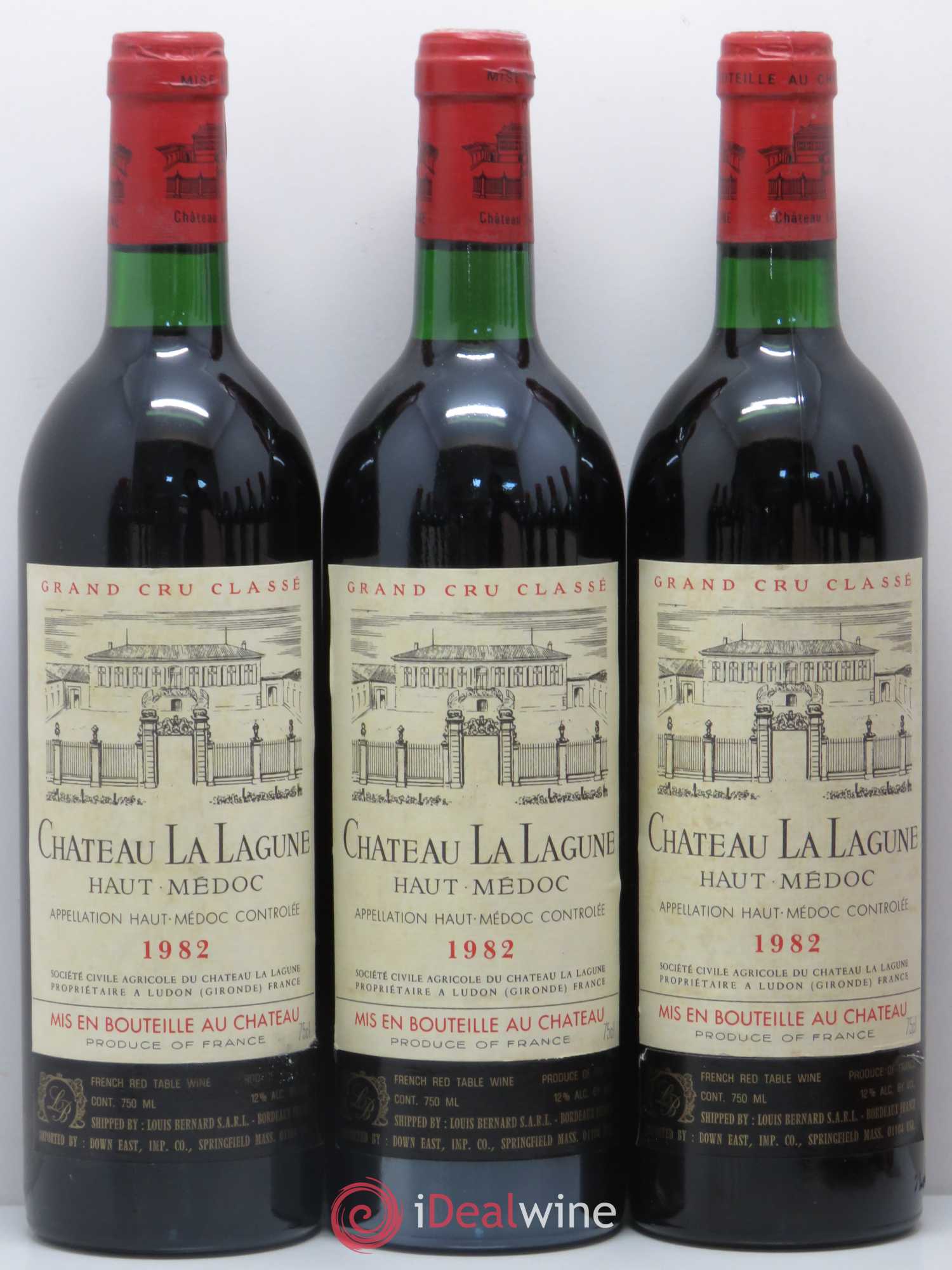 Château la Lagune 3ème Grand Cru Classé 1982 - Lot de 12 bouteilles - 1