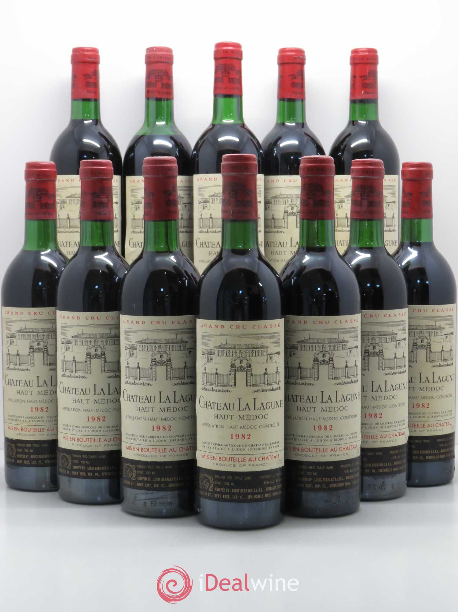 Château la Lagune 3ème Grand Cru Classé 1982 - Lot de 12 bouteilles - 0