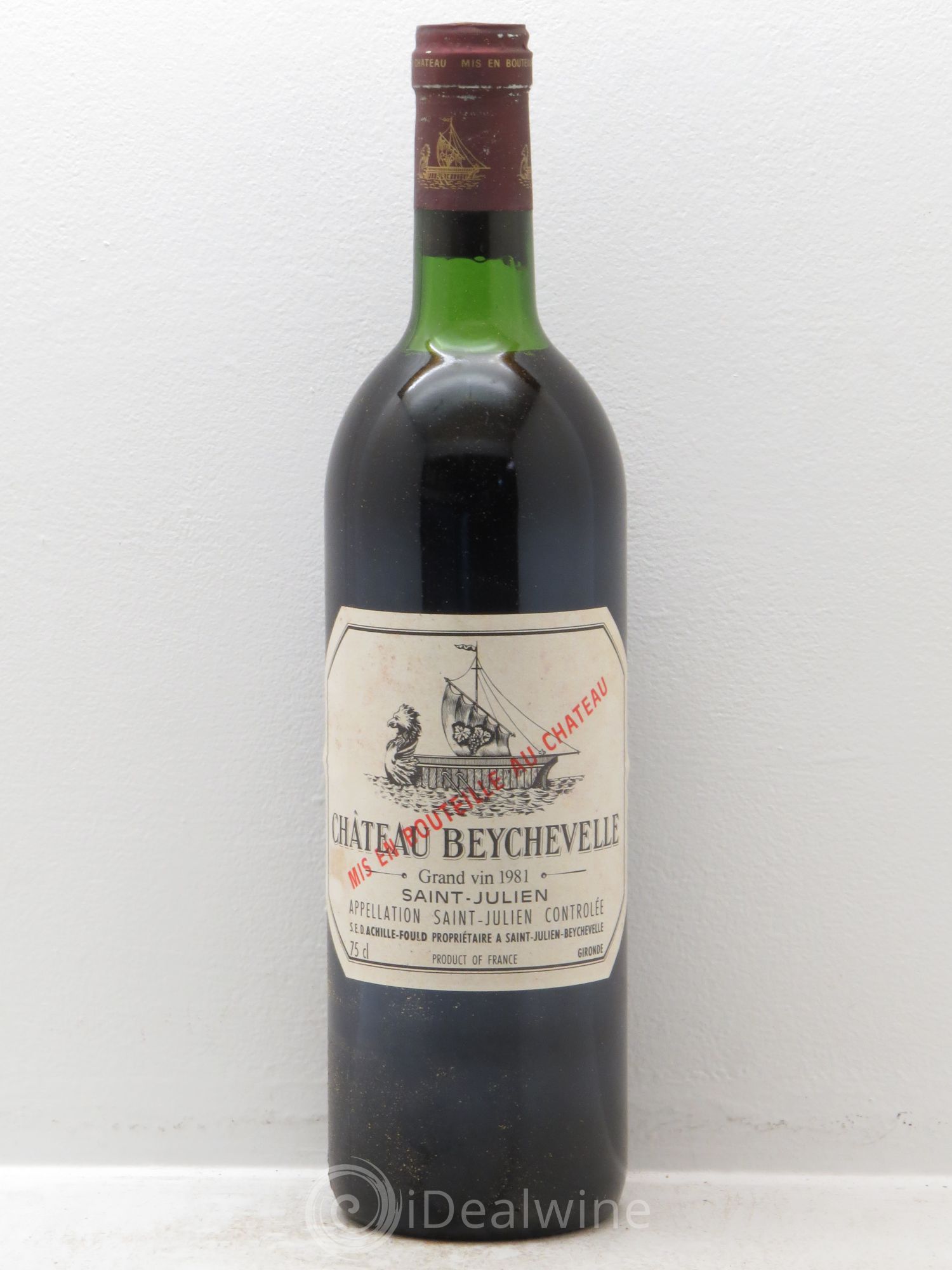 Château Beychevelle 4ème Grand Cru Classé 1981 - Lot de 12 bouteilles - 0