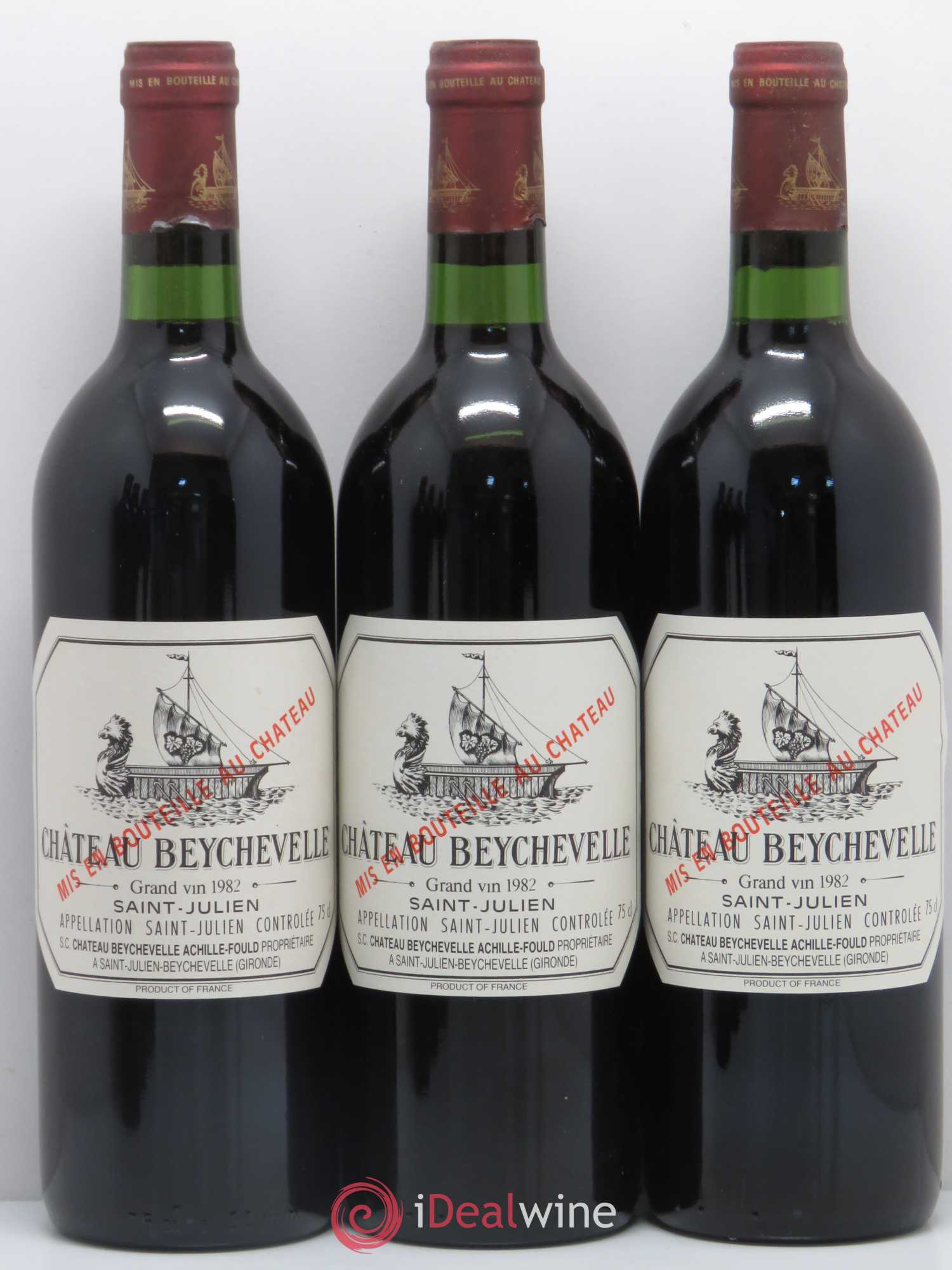 Château Beychevelle 4ème Grand Cru Classé 1982 - Lot de 12 bouteilles - 3
