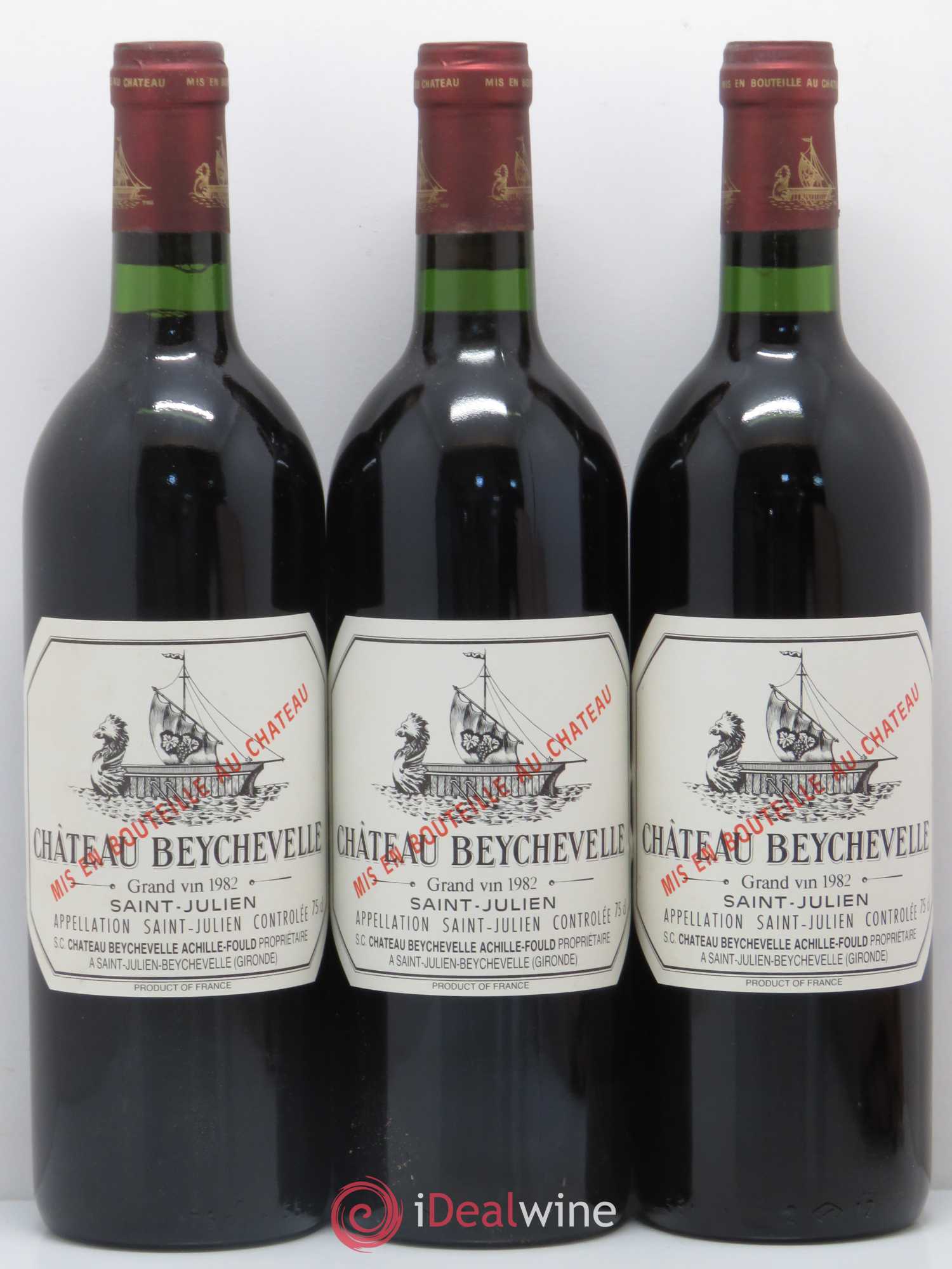Château Beychevelle 4ème Grand Cru Classé 1982 - Lot de 12 bouteilles - 4