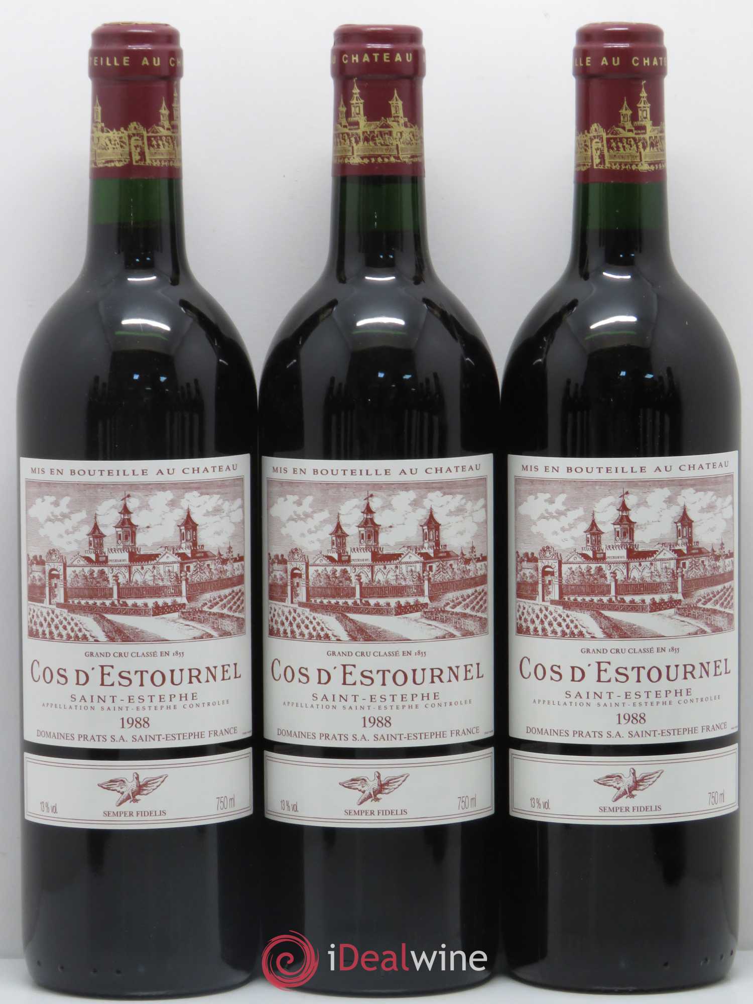 Cos d'Estournel 2ème Grand Cru Classé 1988 - Lot de 12 bouteilles - 1