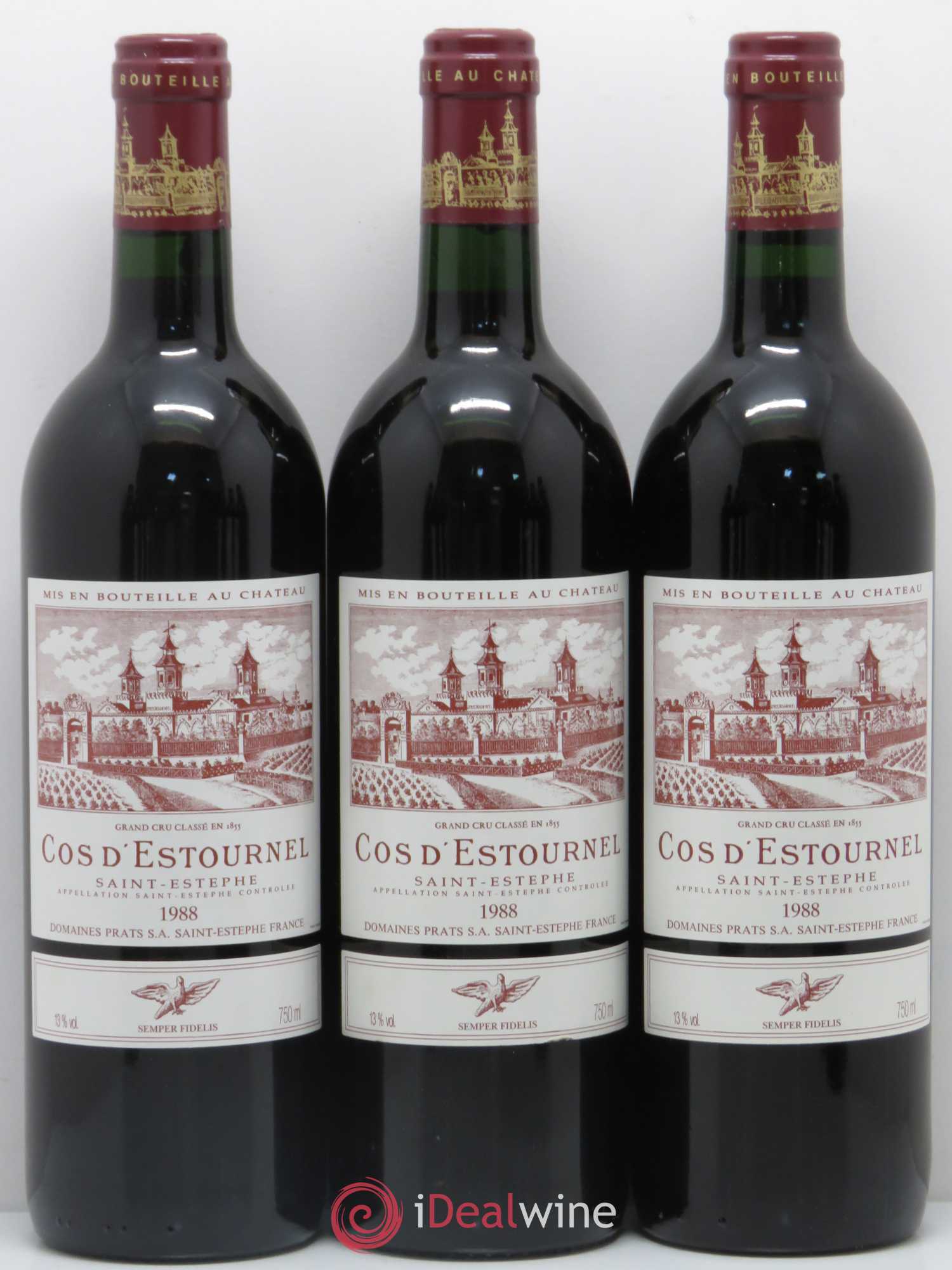Cos d'Estournel 2ème Grand Cru Classé 1988 - Lot de 12 bouteilles - 2