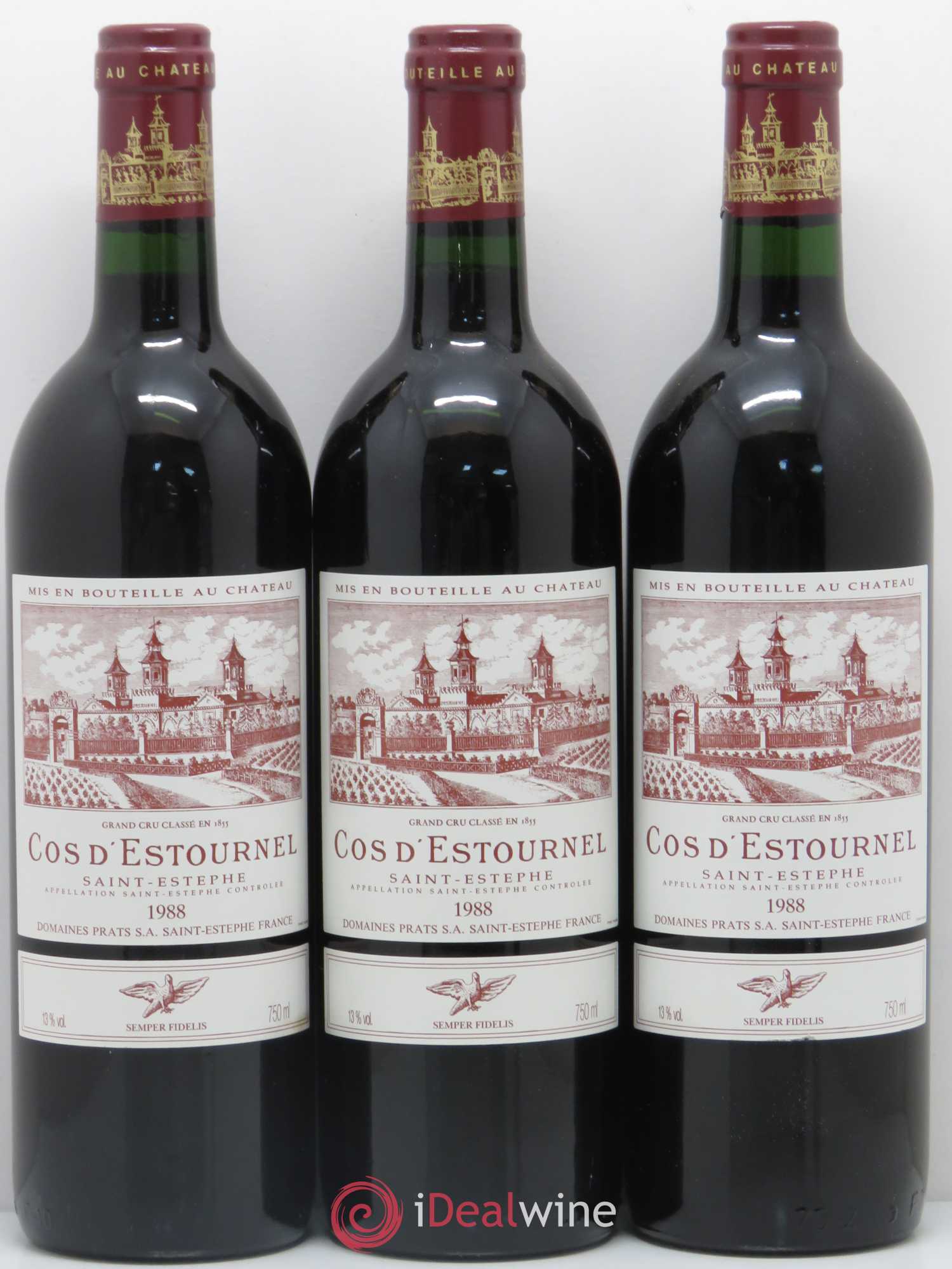 Cos d'Estournel 2ème Grand Cru Classé 1988 - Lot de 12 bouteilles - 4